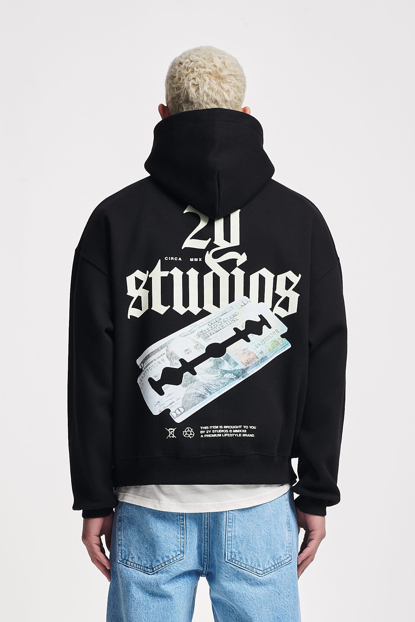 Razor Oversize Hoodie Black