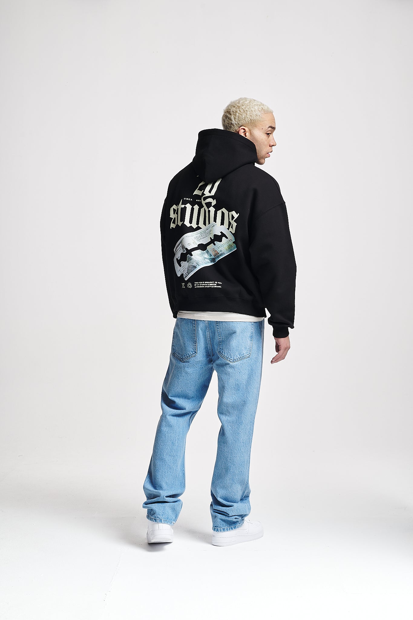 Razor Oversize Hoodie Black