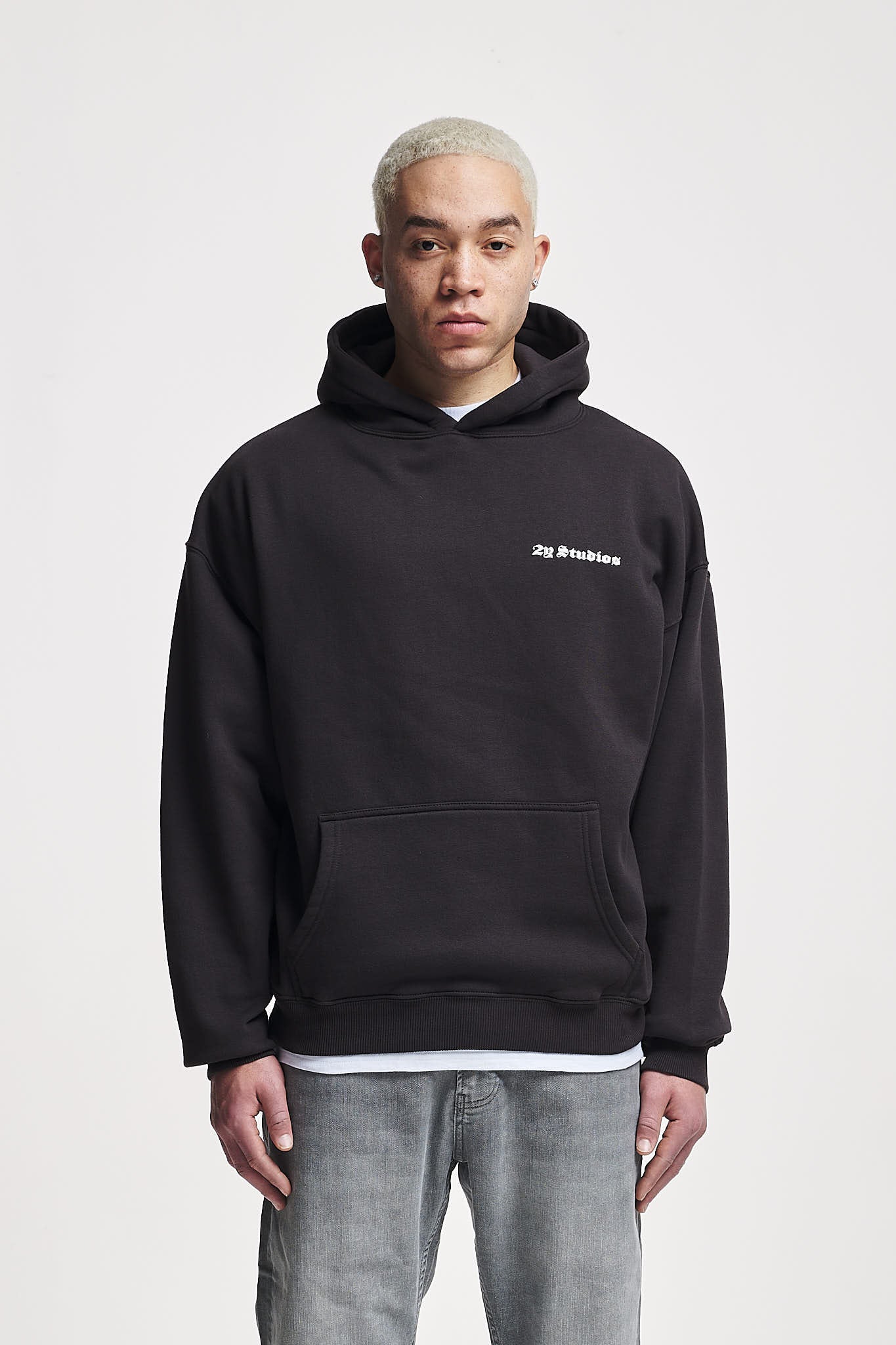 Ragewind Oversize Hoodie Washed Black