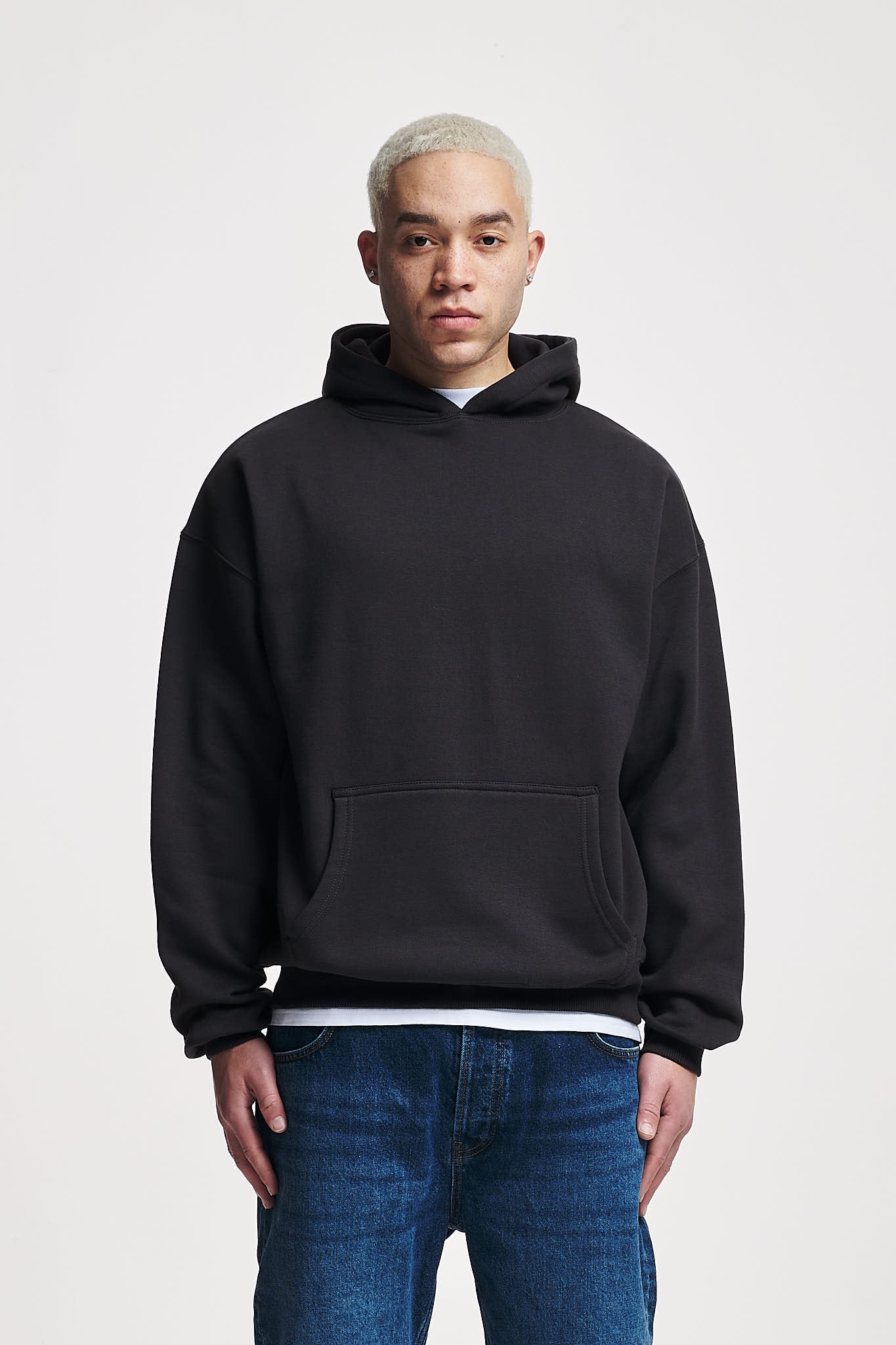 Rottweiler Oversize Hoodie Washed Black