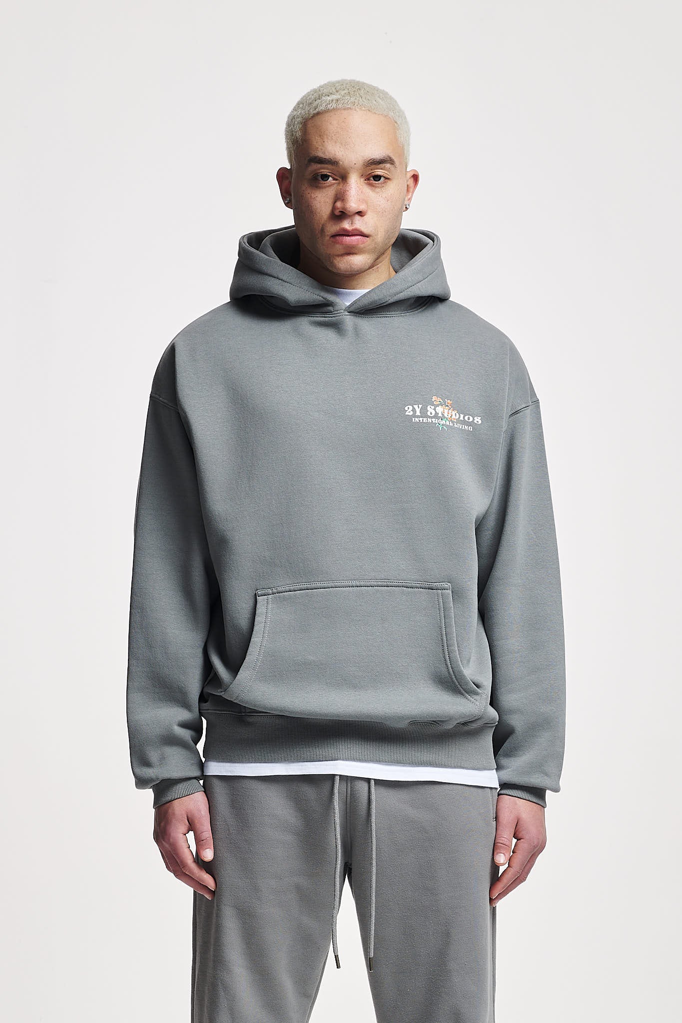 Lilia Oversize Hoodie Washed Grey