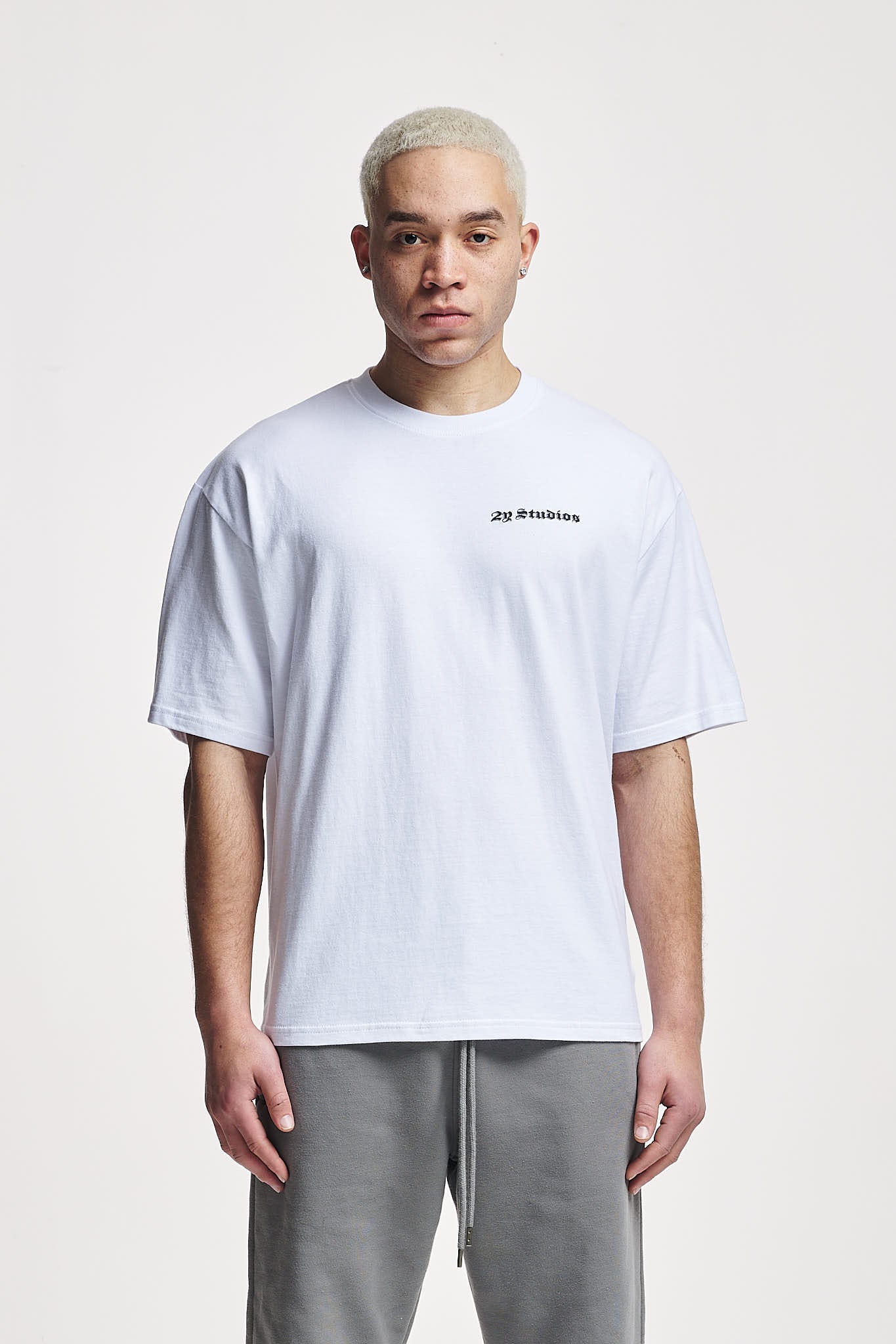 Smiley Oversize Tee White