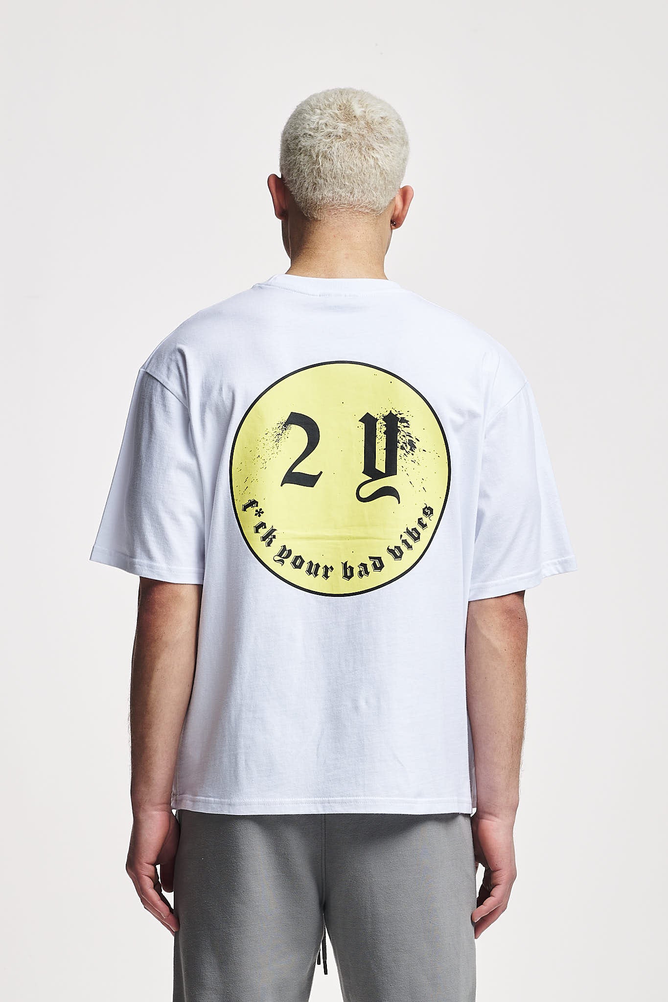 Smiley Oversize Tee White