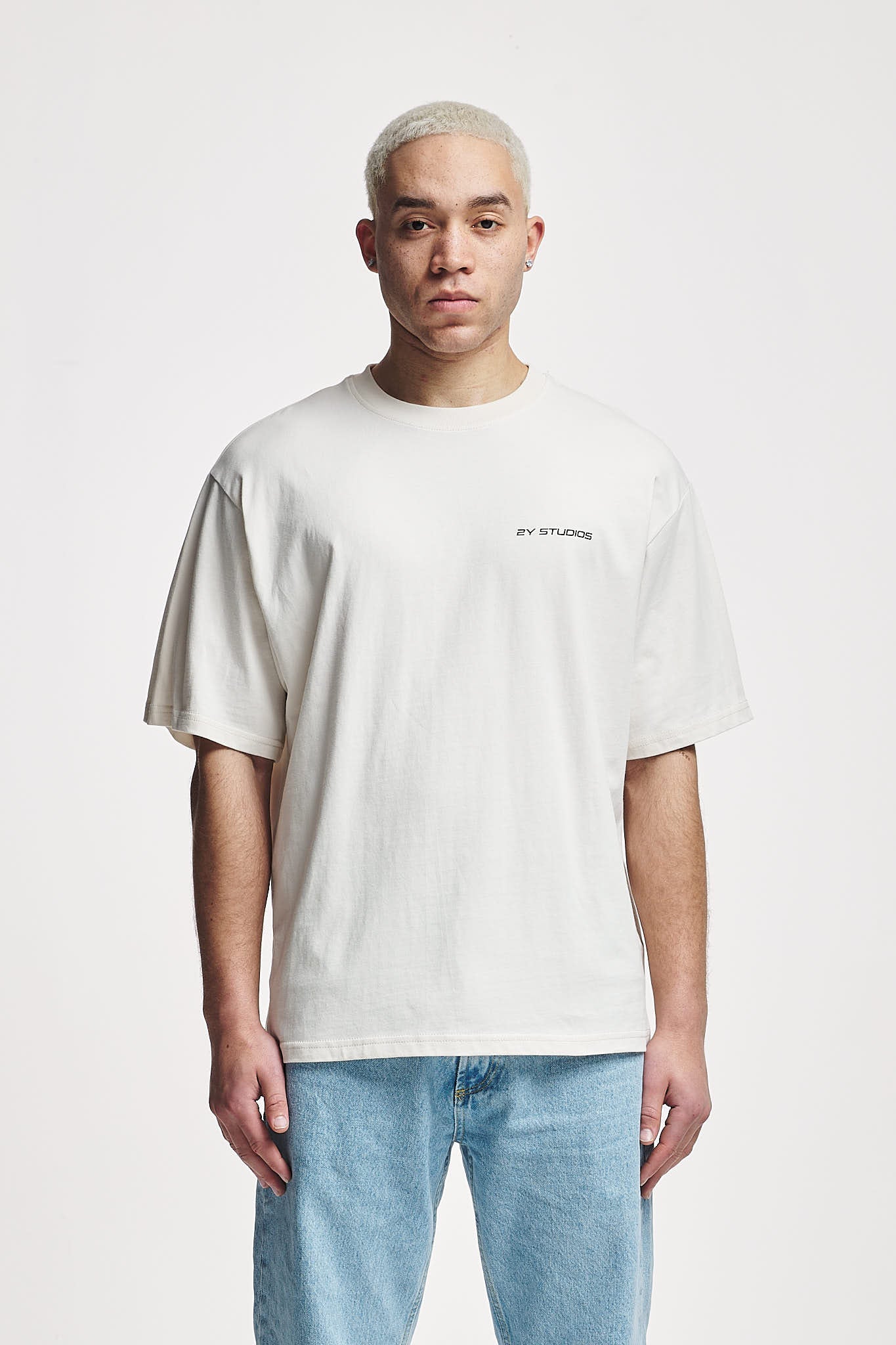 Amor Oversize Tee Off White