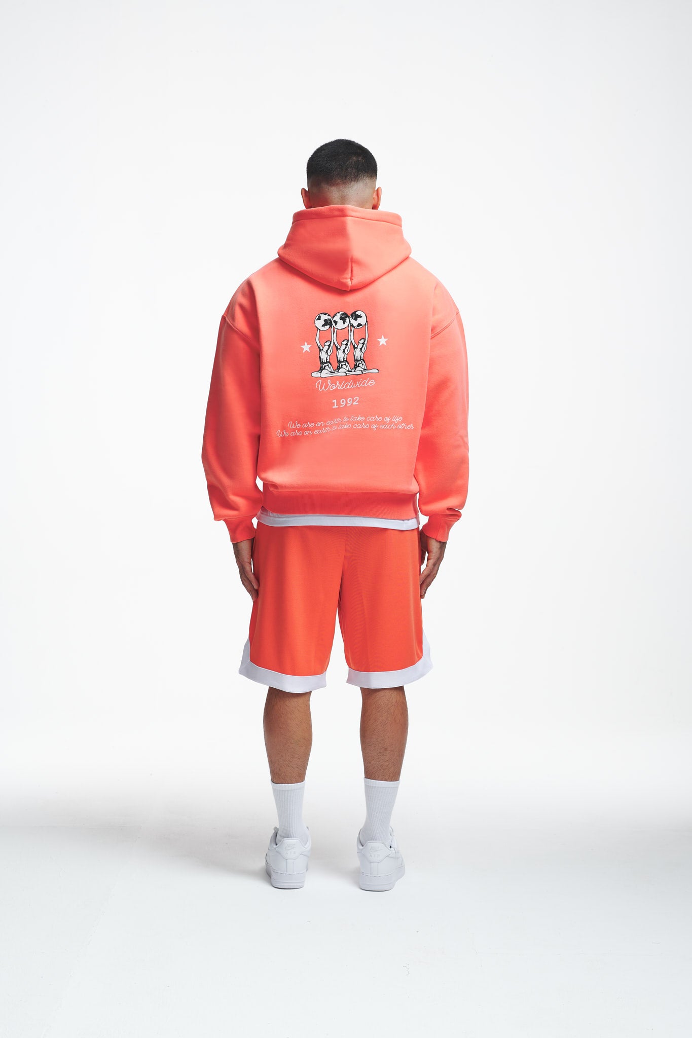 Globus Oversize Hoodie Persimmon