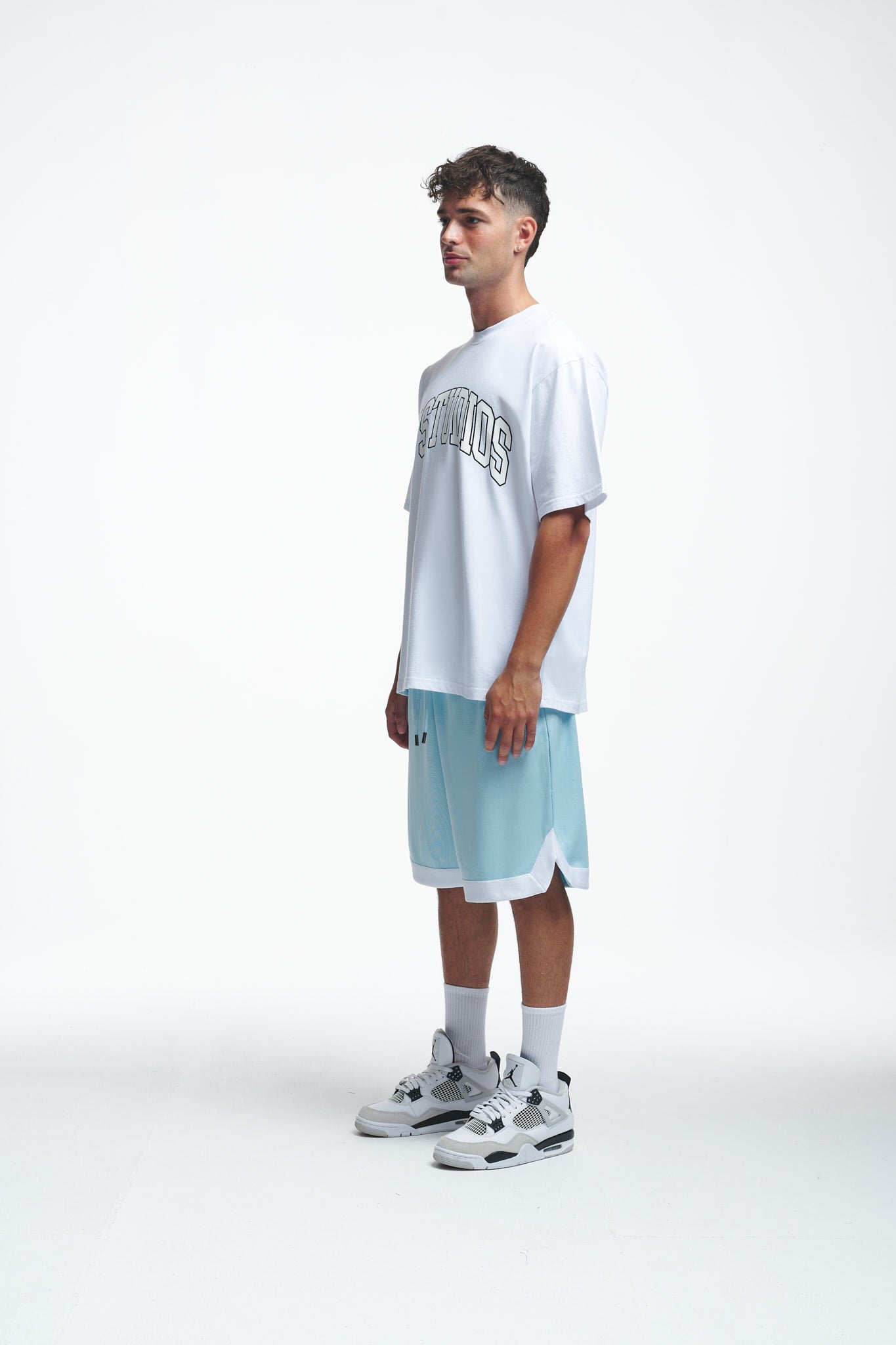 Logo Oversize Tee White