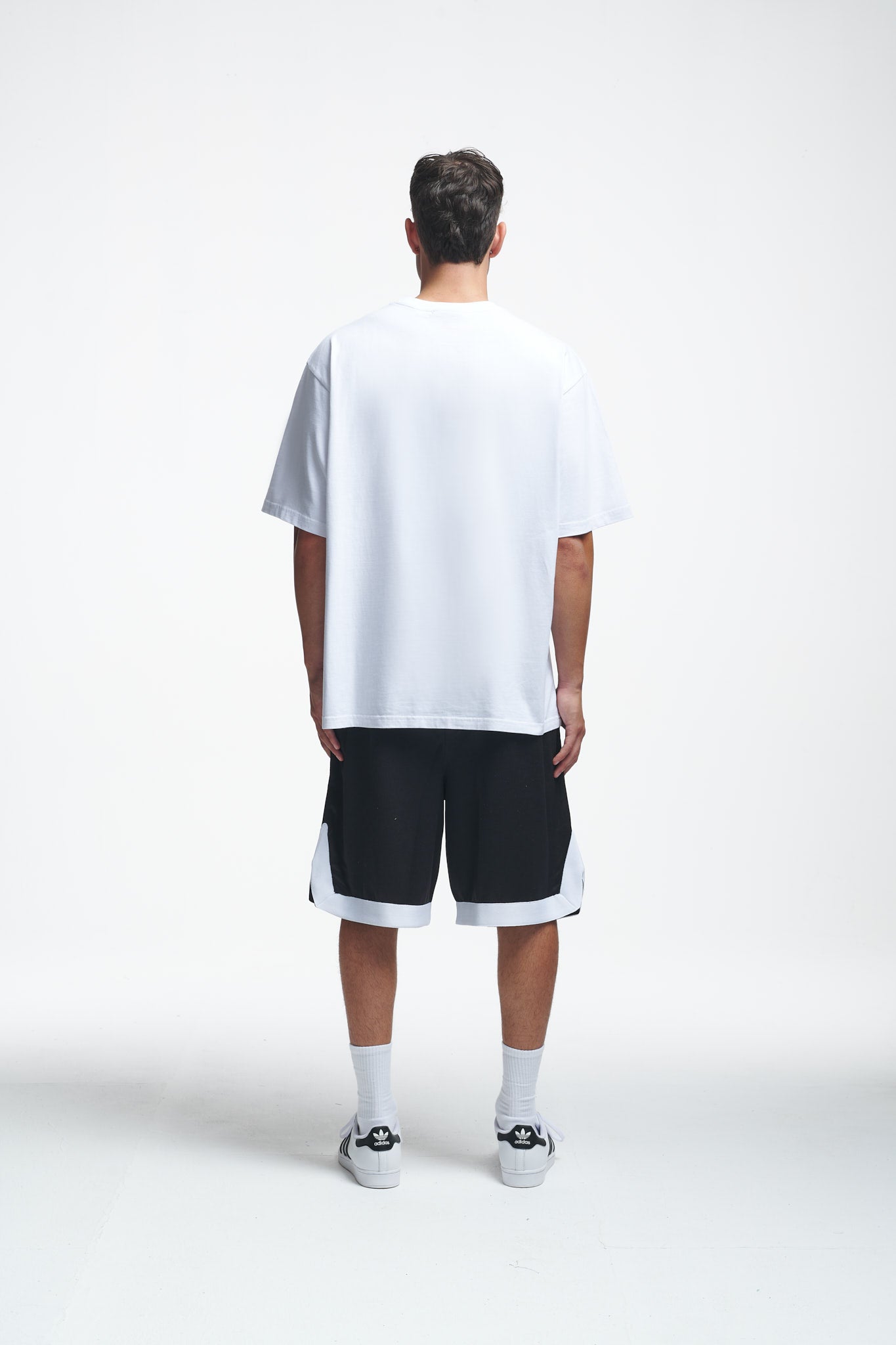 Less Scrolling Oversize Tee White