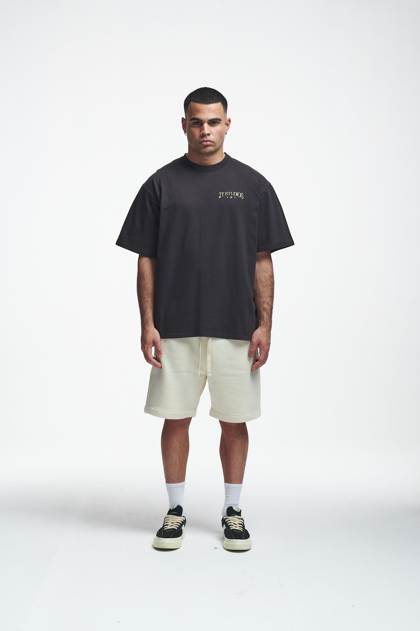 Insignia Oversize Tee Washed Black