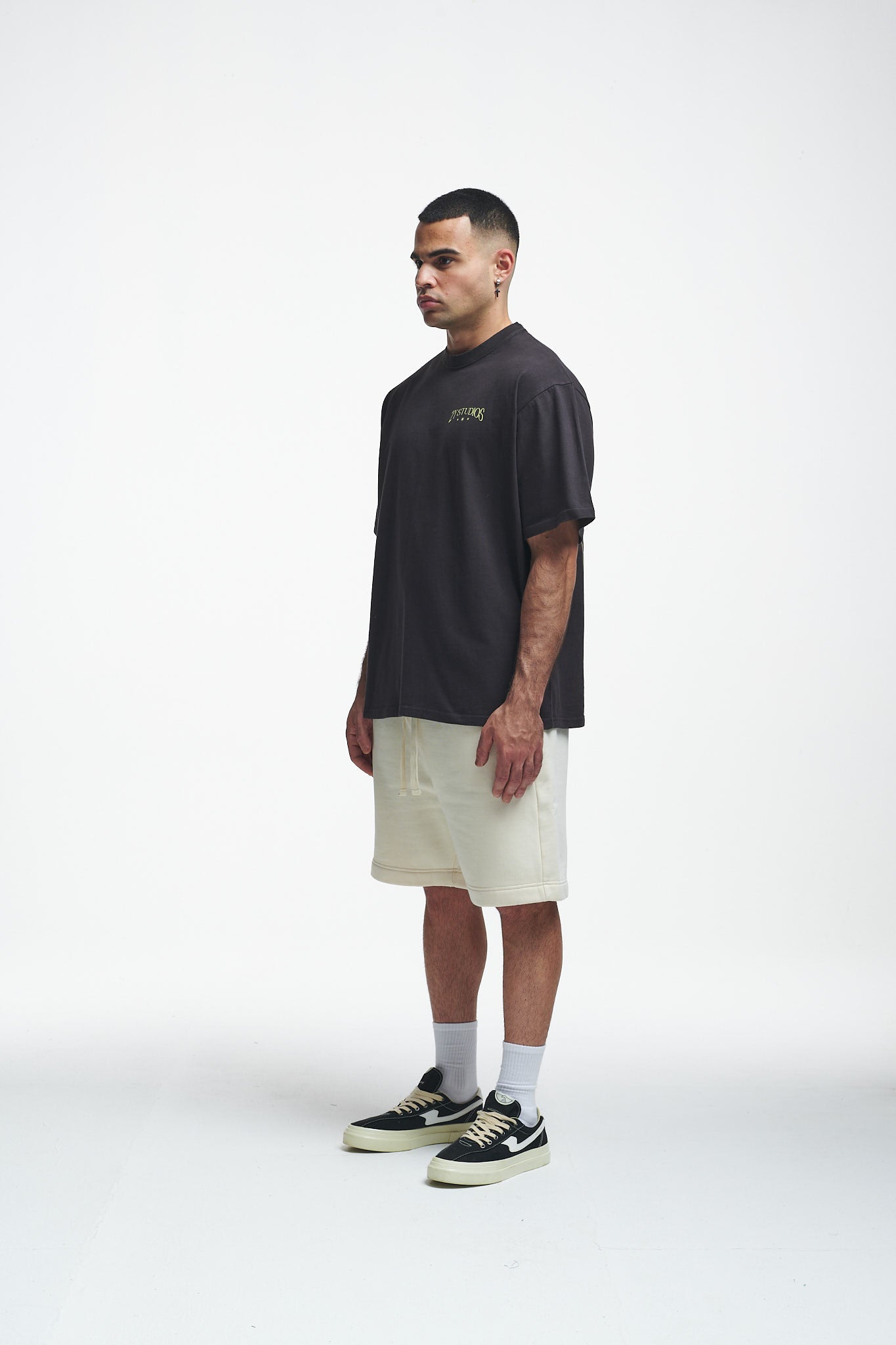 Insignia Oversize Tee Washed Black