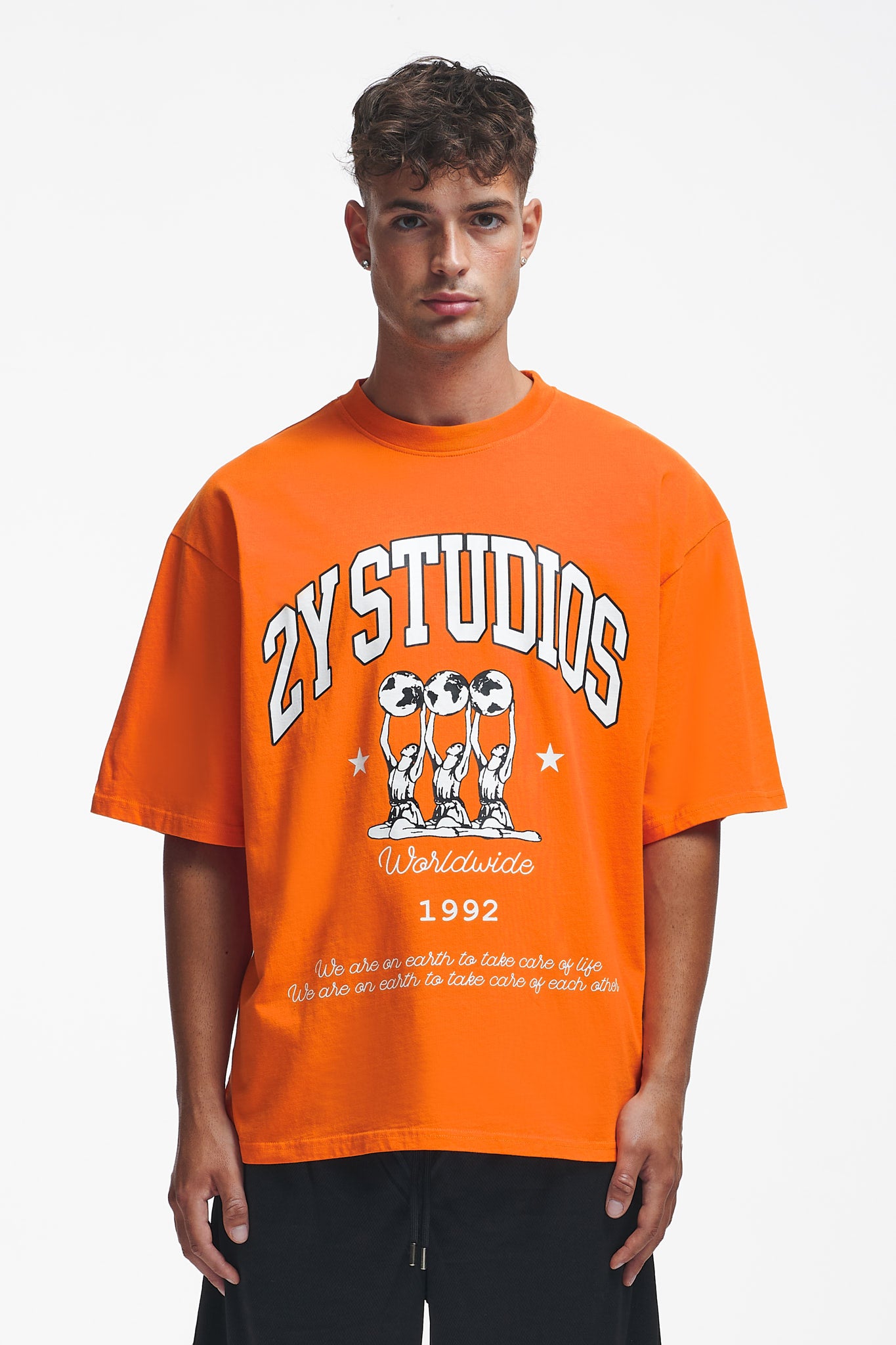 Globus Oversize Tee Tangelo