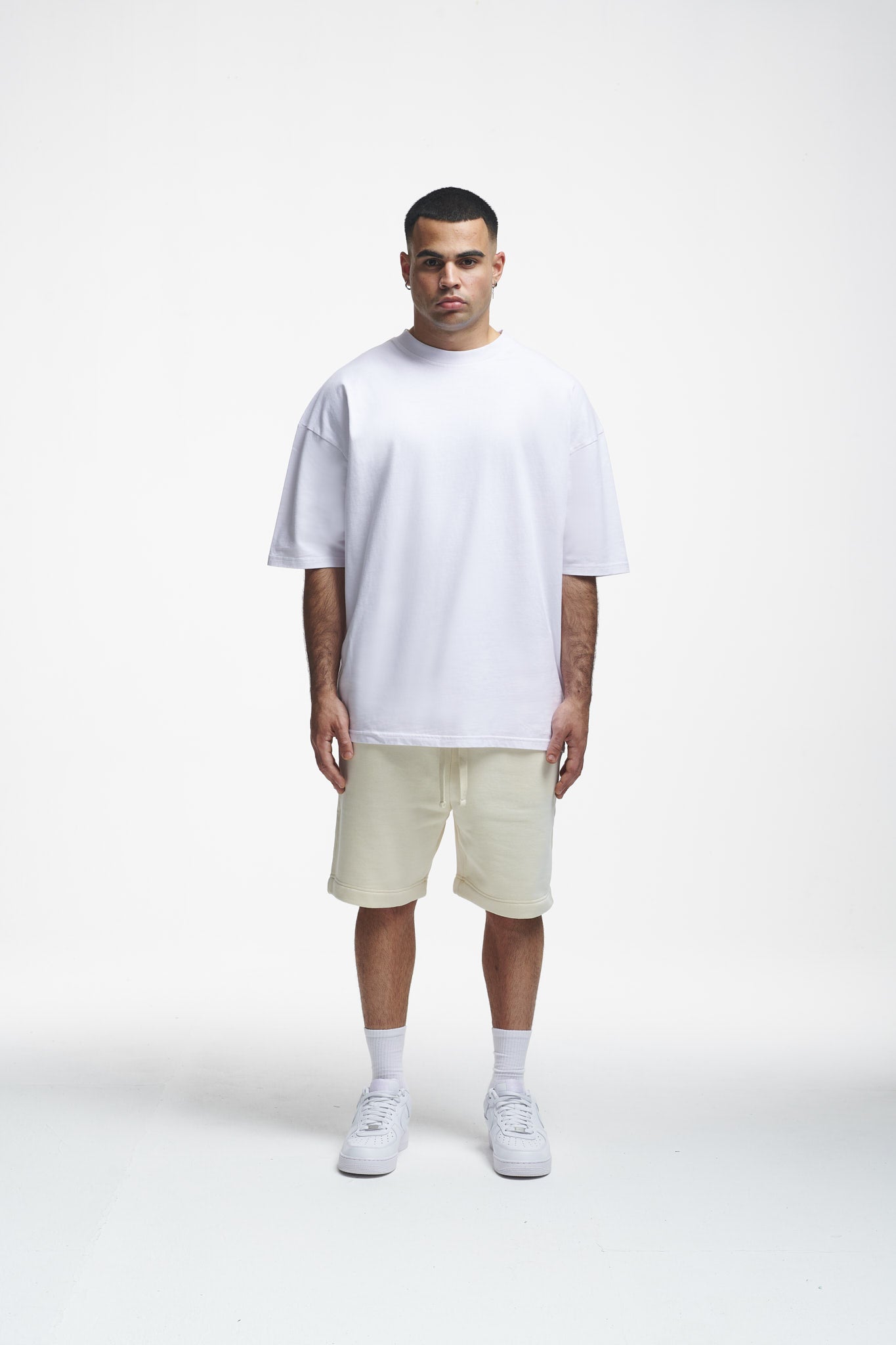 Basic Sweat Shorts Off White