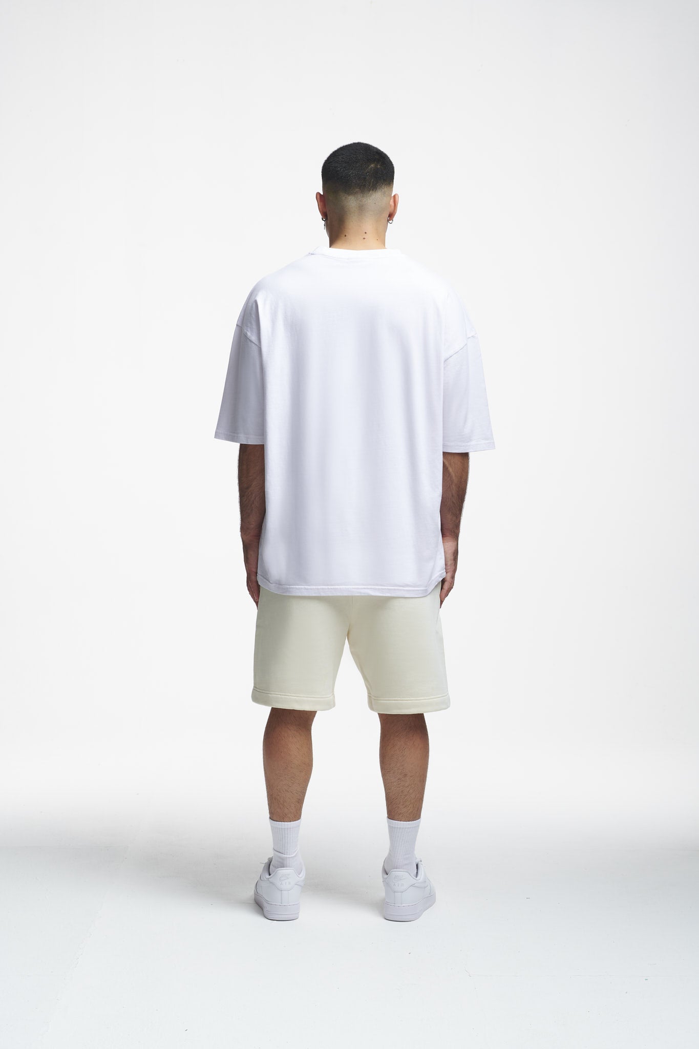 Basic Sweat Shorts Off White