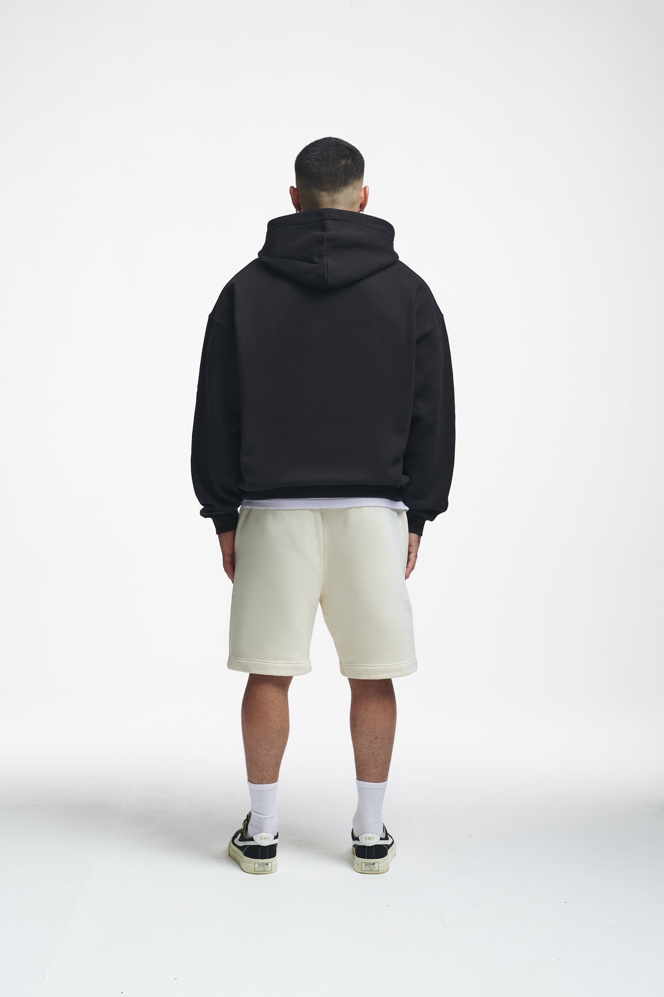Logo Oversize Hoodie Black