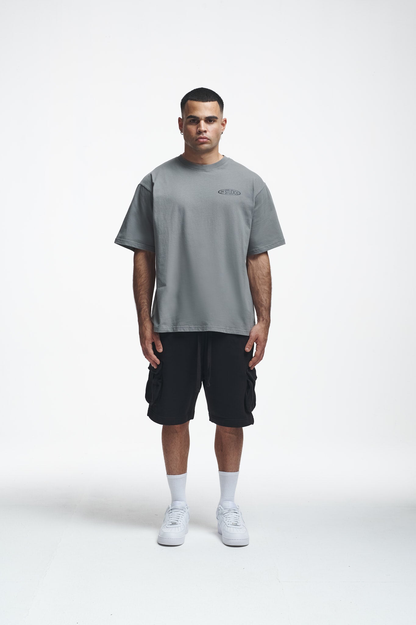 Basic Cargo Shorts Black