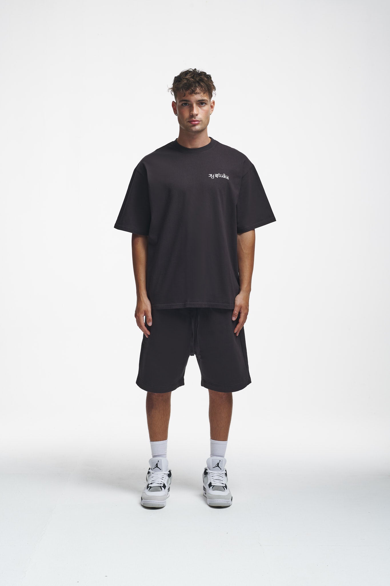 Tiger Oversize Tee Washed Black