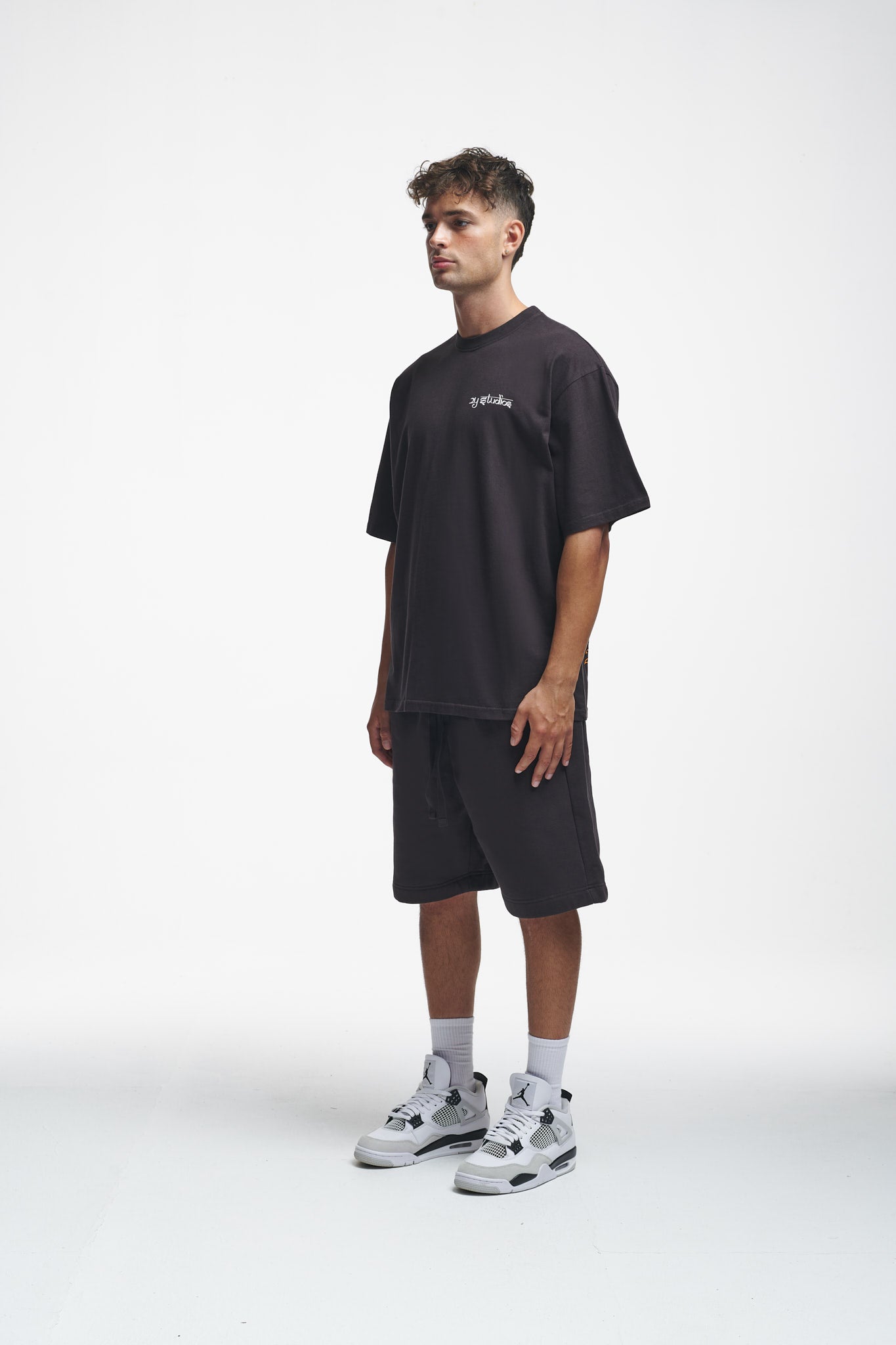 Tiger Oversize Tee Washed Black
