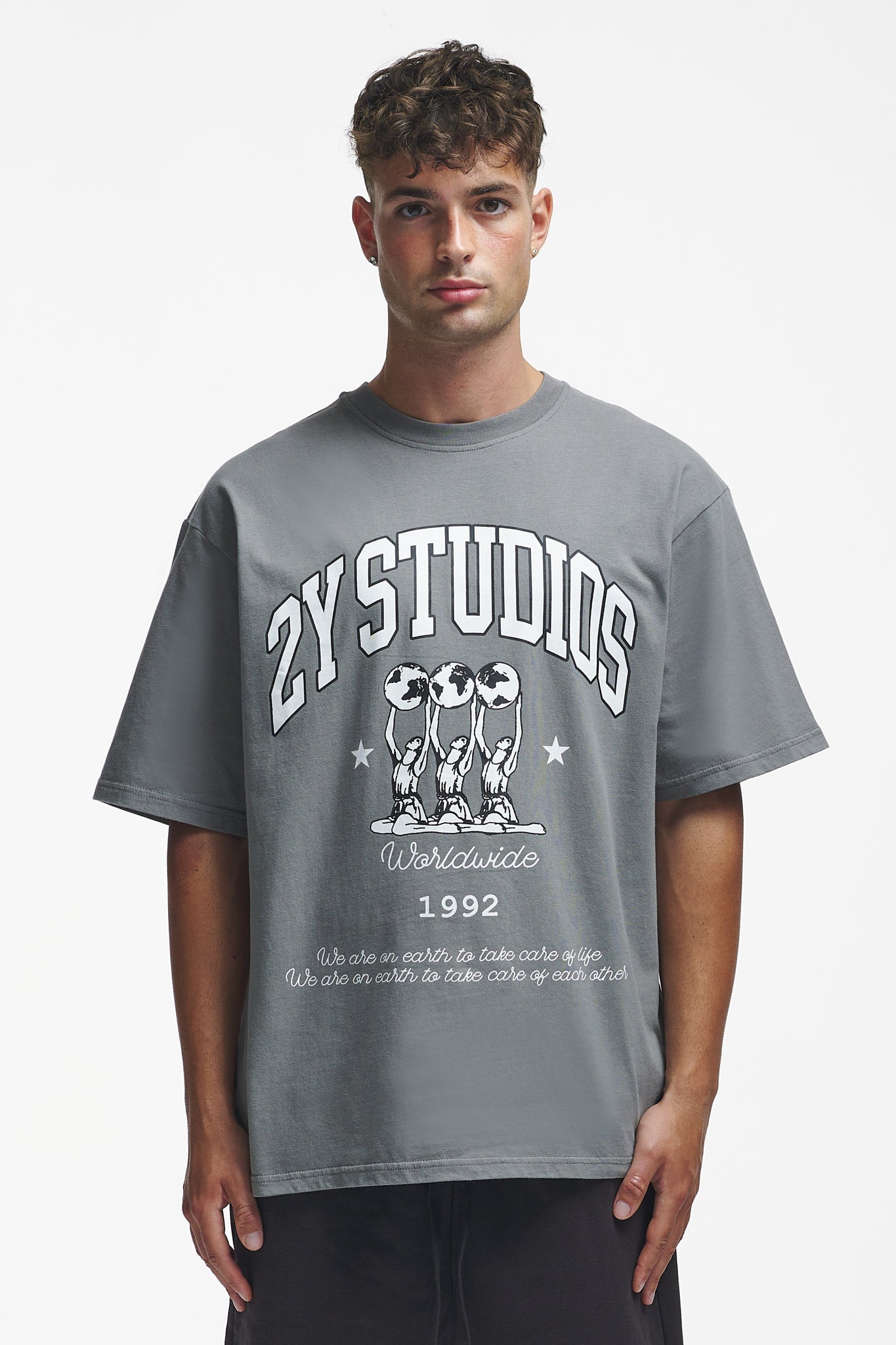 Globus Oversize Tee Washed Grey