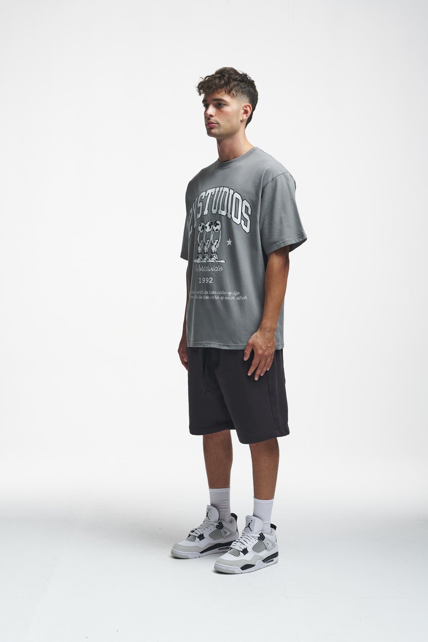 Globus Oversize Tee Washed Grey