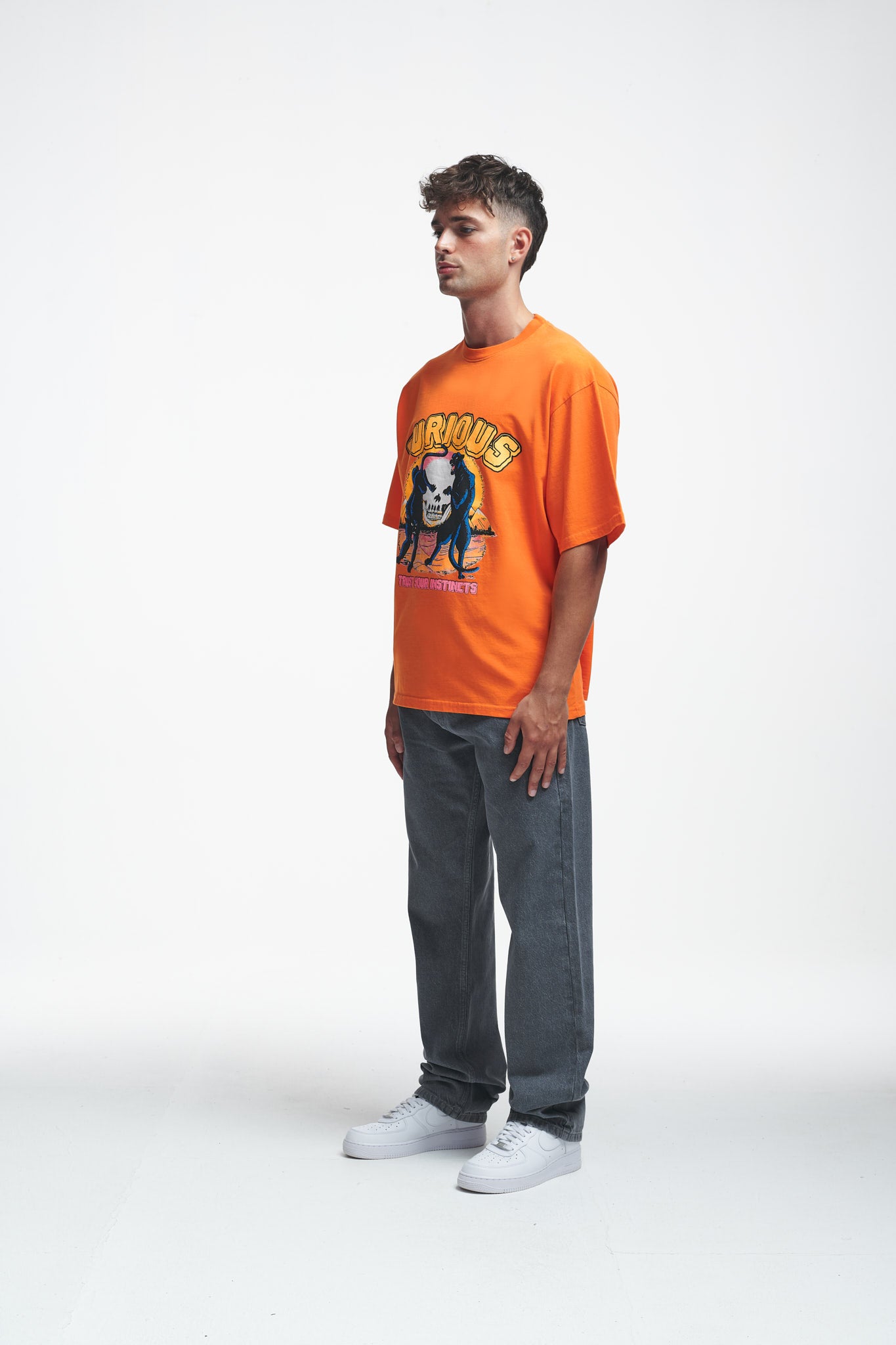 Furious Oversize Tee Tangelo