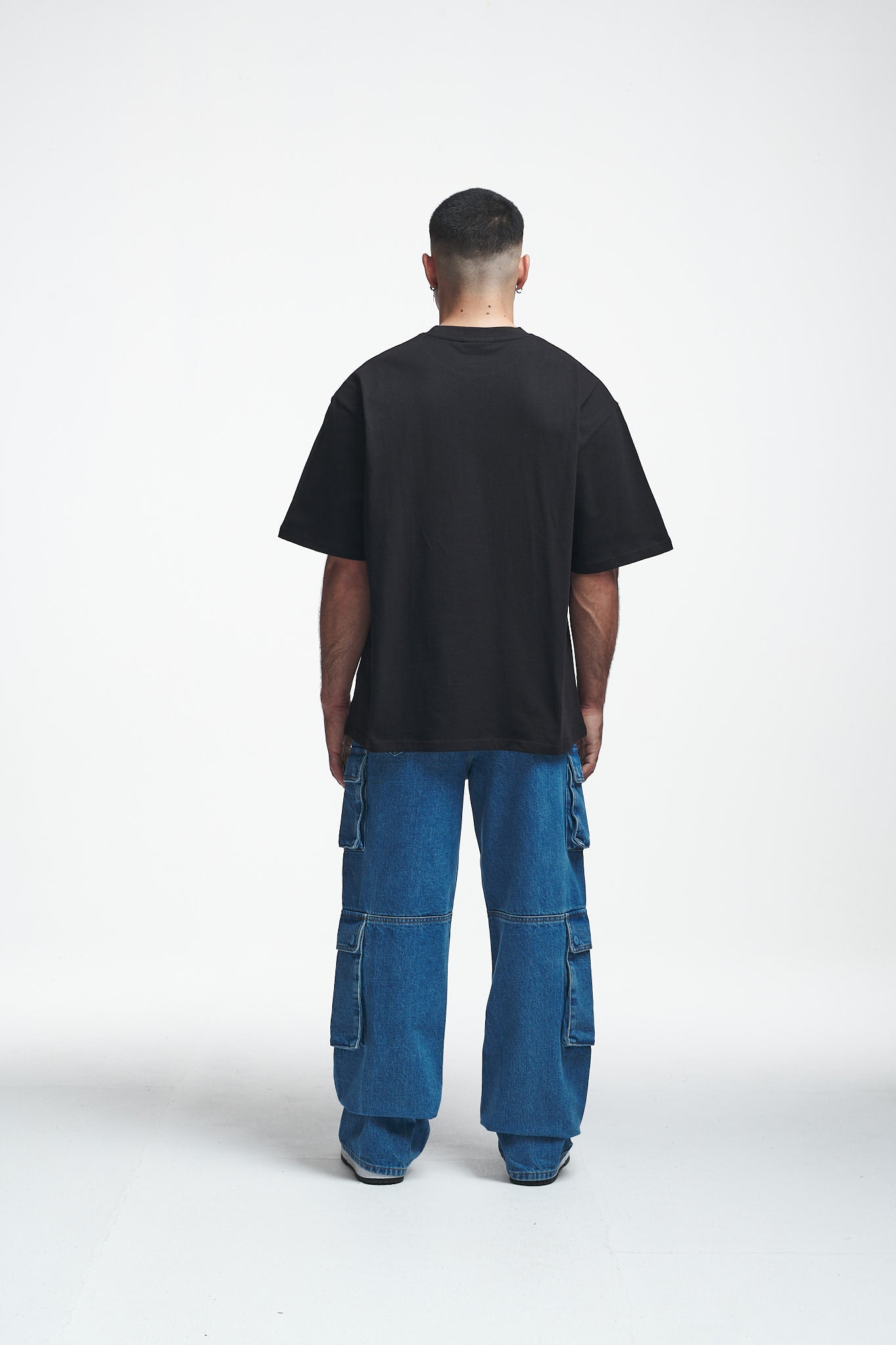 Logo Oversize Tee Black