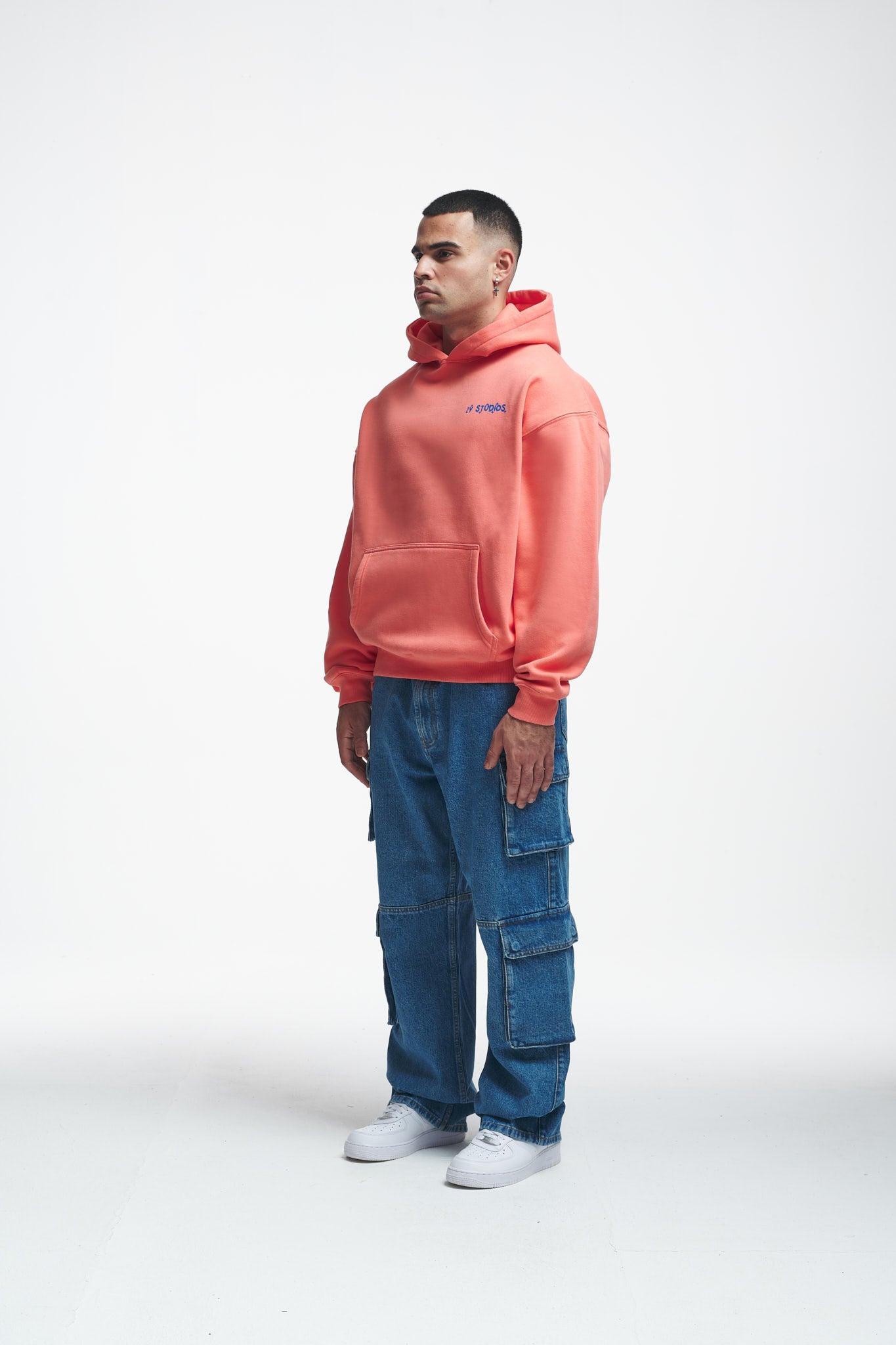 Thoughts Oversize Hoodie Persimmon