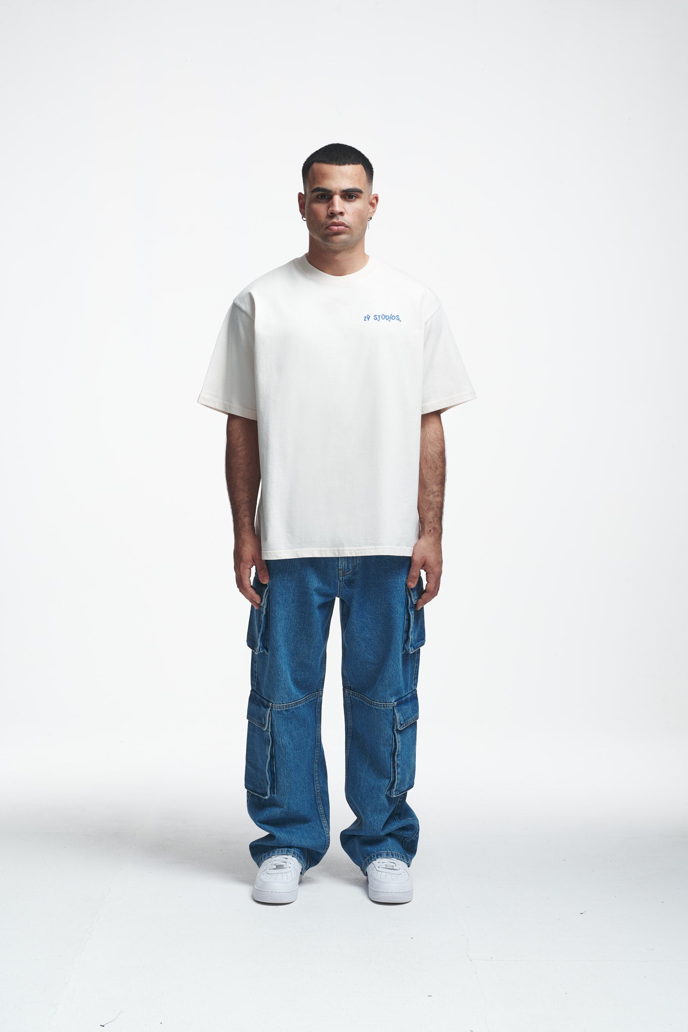 Thoughts Oversize Tee Off White