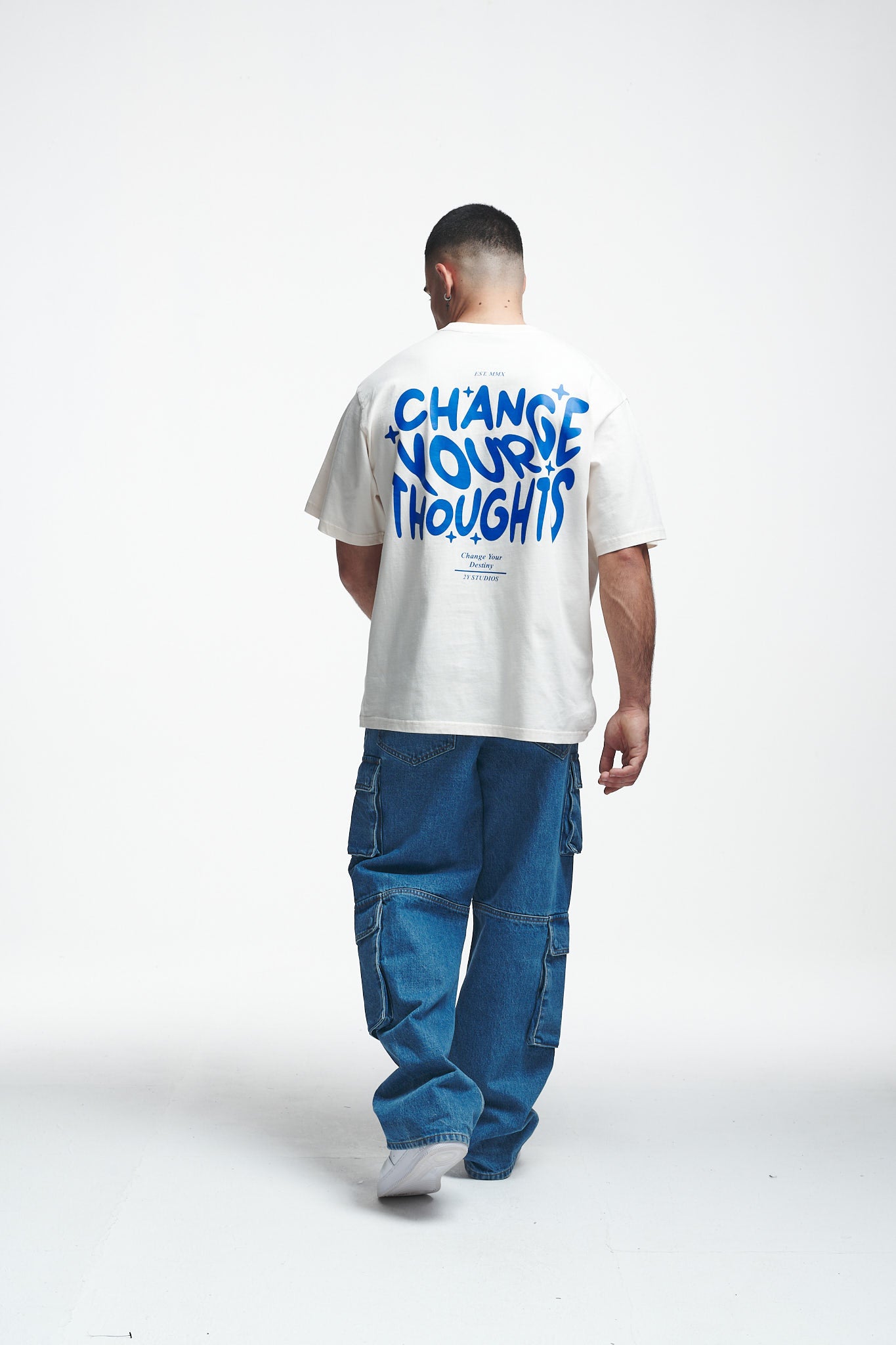 Thoughts Oversize Tee Off White
