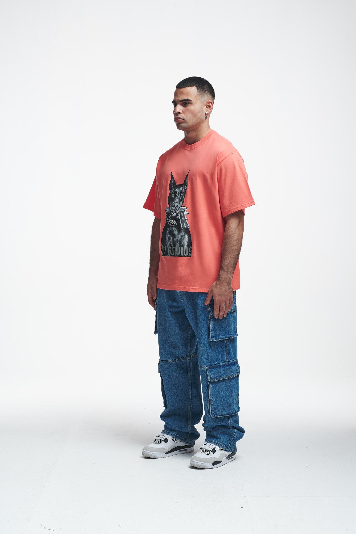 Doberman Oversize Tee Persimmon