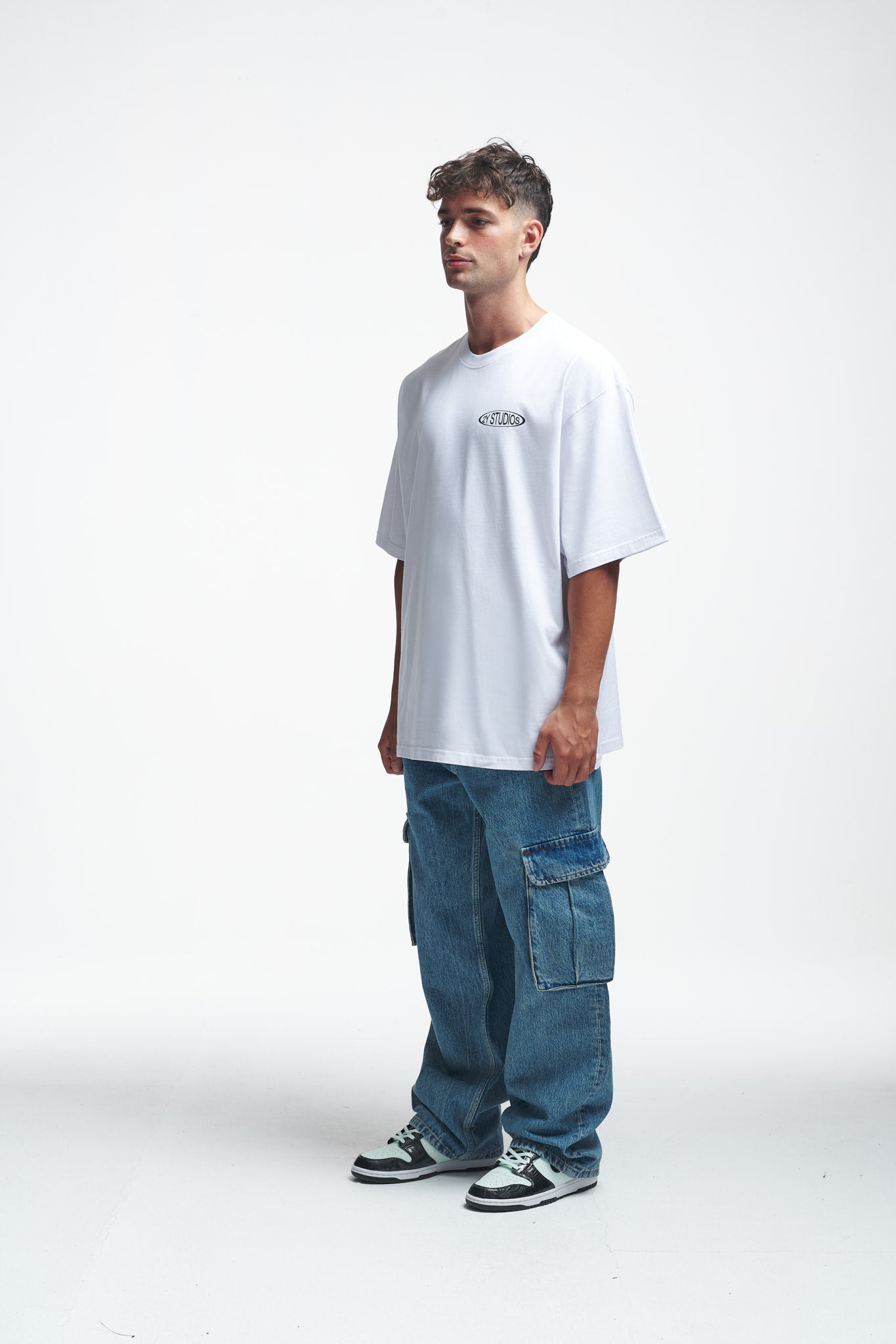 Introspect Oversize Tee White