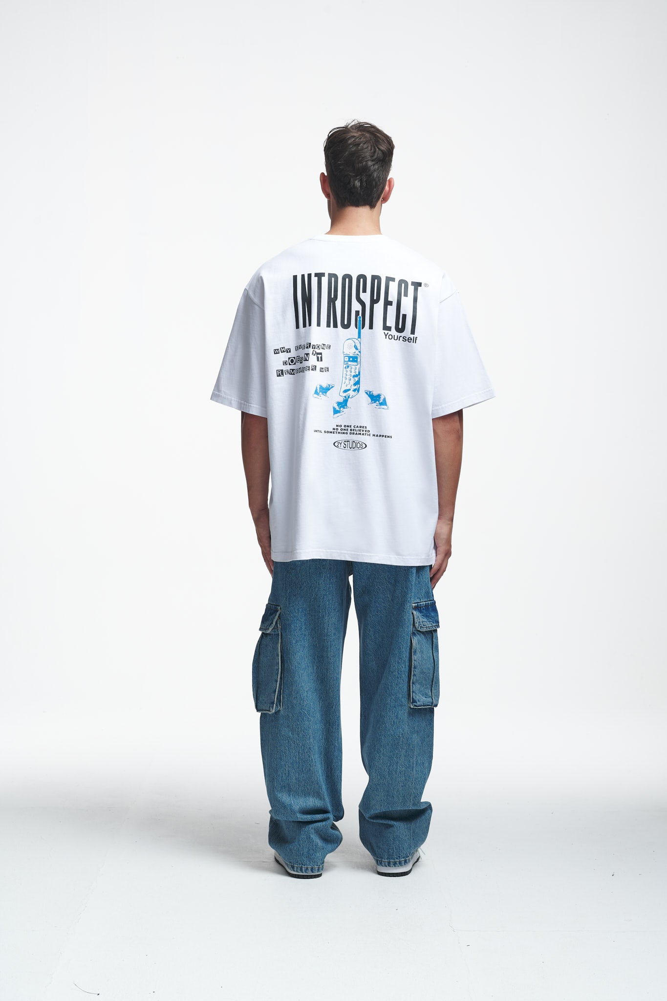 Introspect Oversize Tee White
