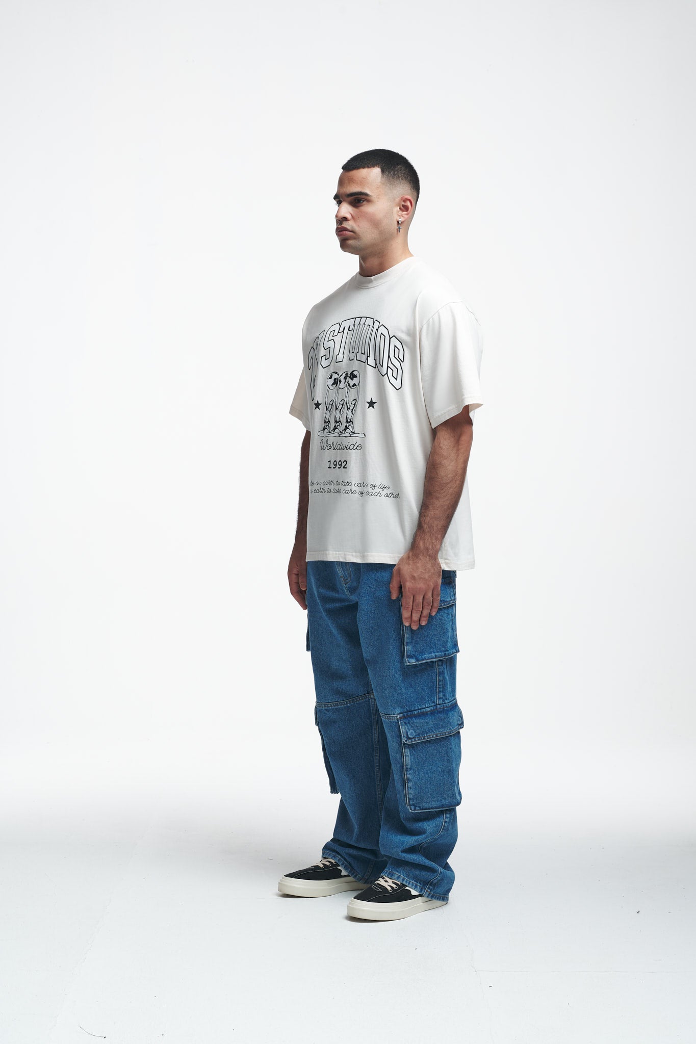 Globus Oversize Tee Off White