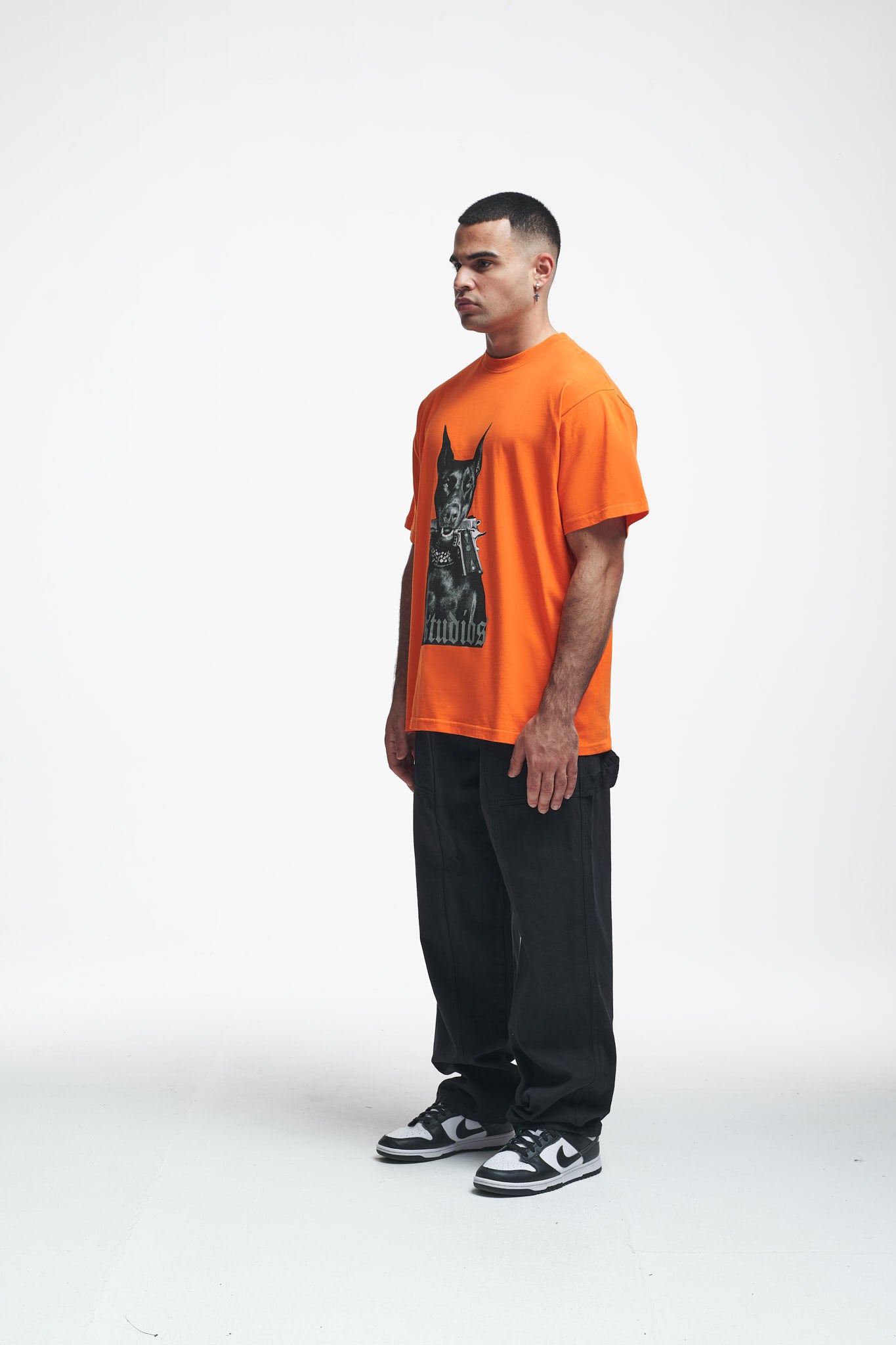 Doberman Oversize Tee Tangelo