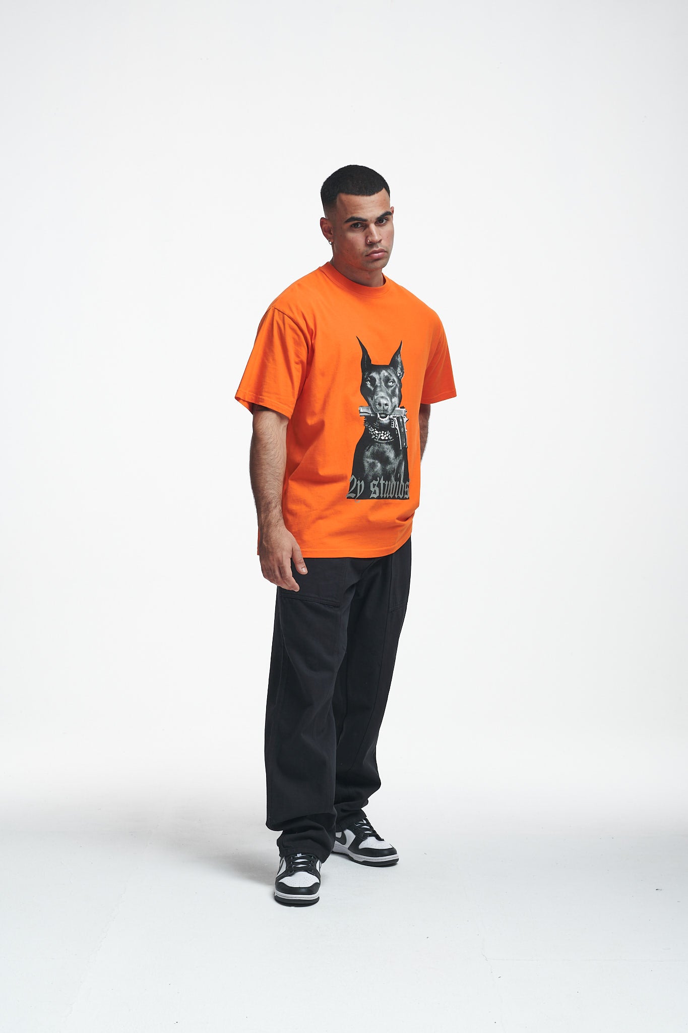 Doberman Oversize Tee Tangelo