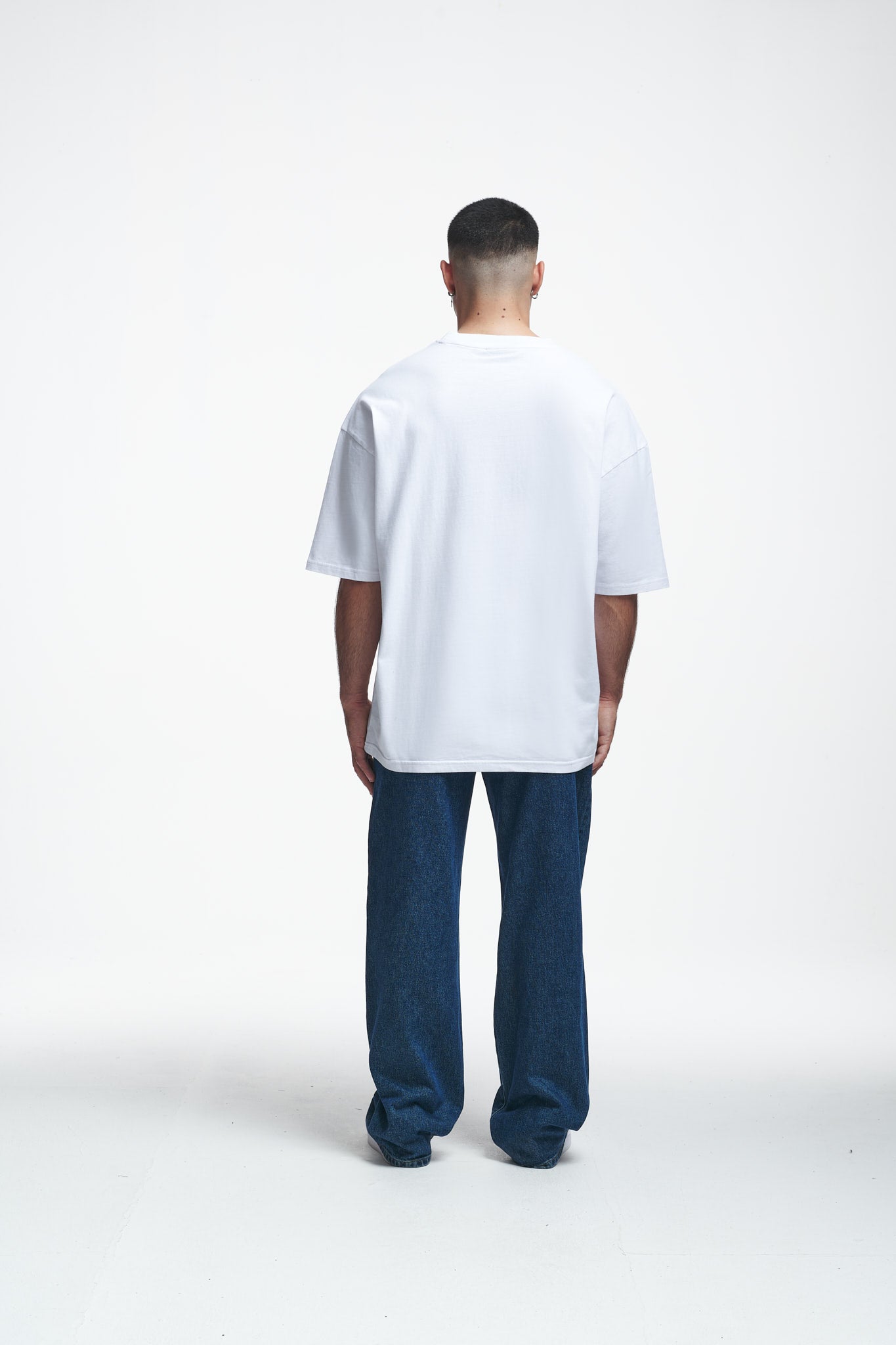Basic Oversize Boxy Tee White