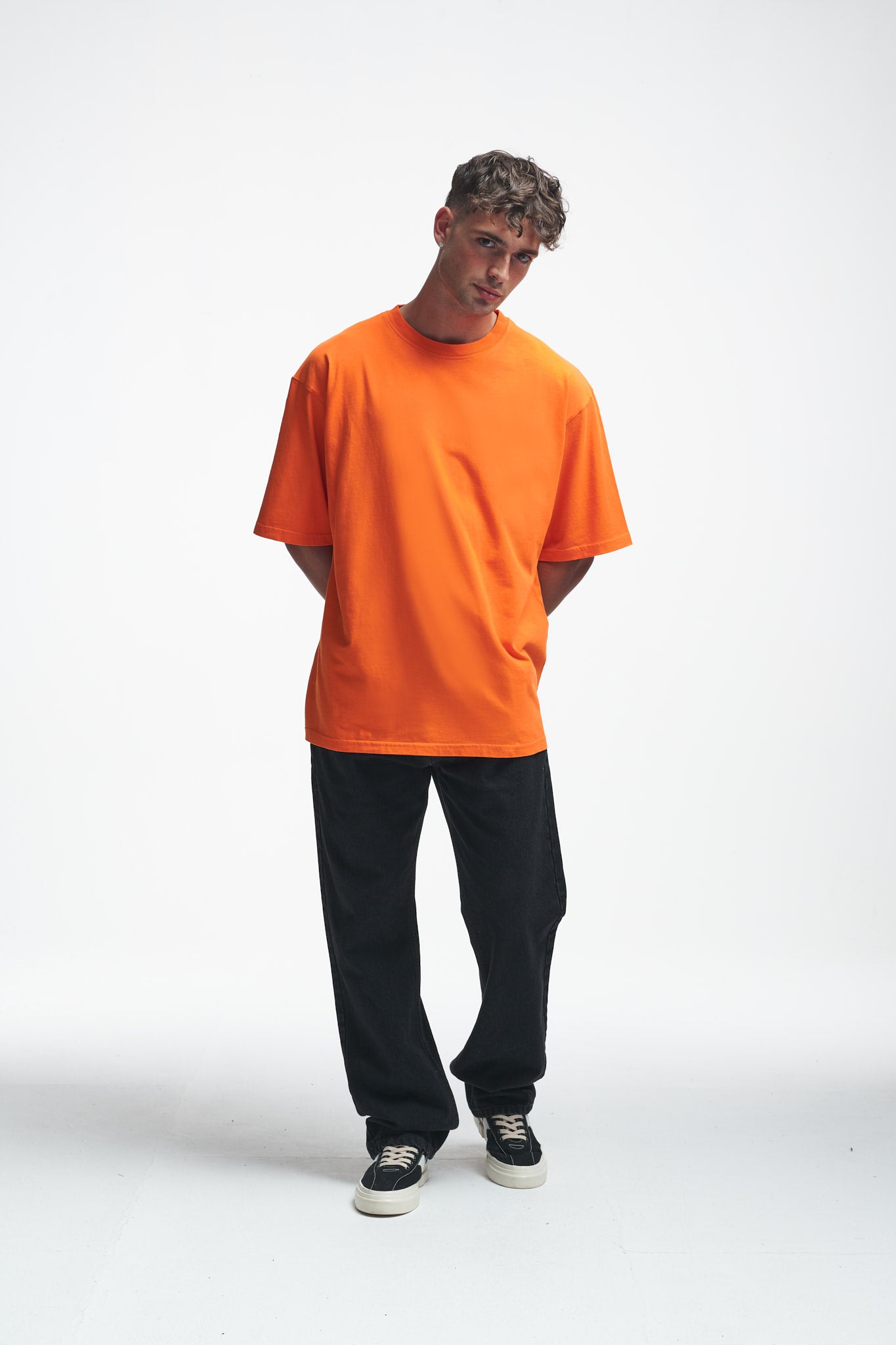 Basic Oversize Tee Tangelo