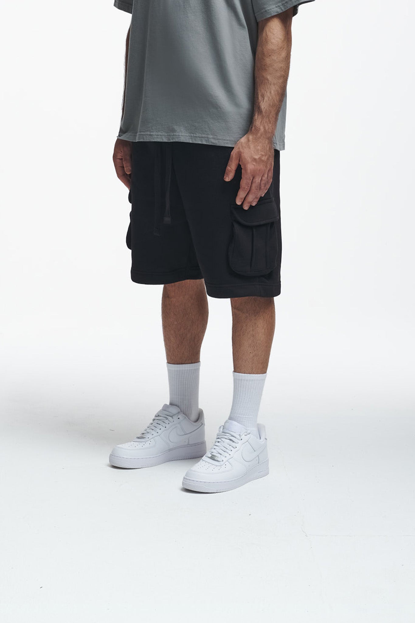 Basic Cargo Shorts Black