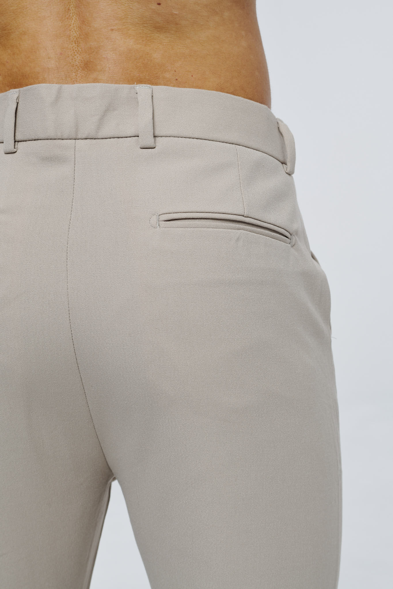 Cropped Pants P1044 Beige