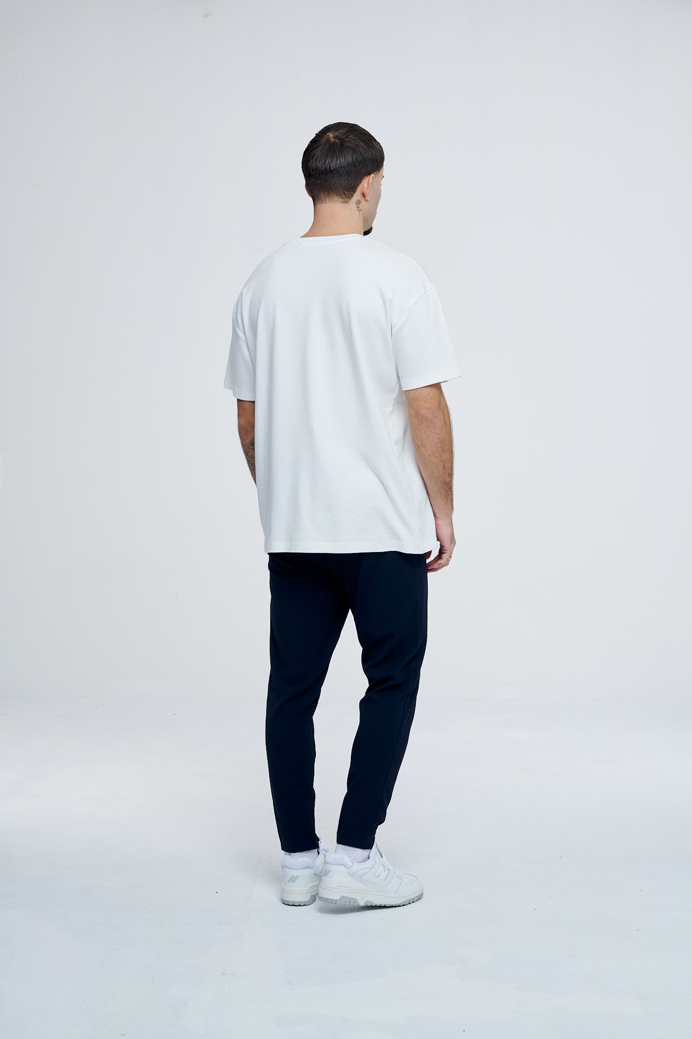 Cropped Pants P1044 Dark Blue