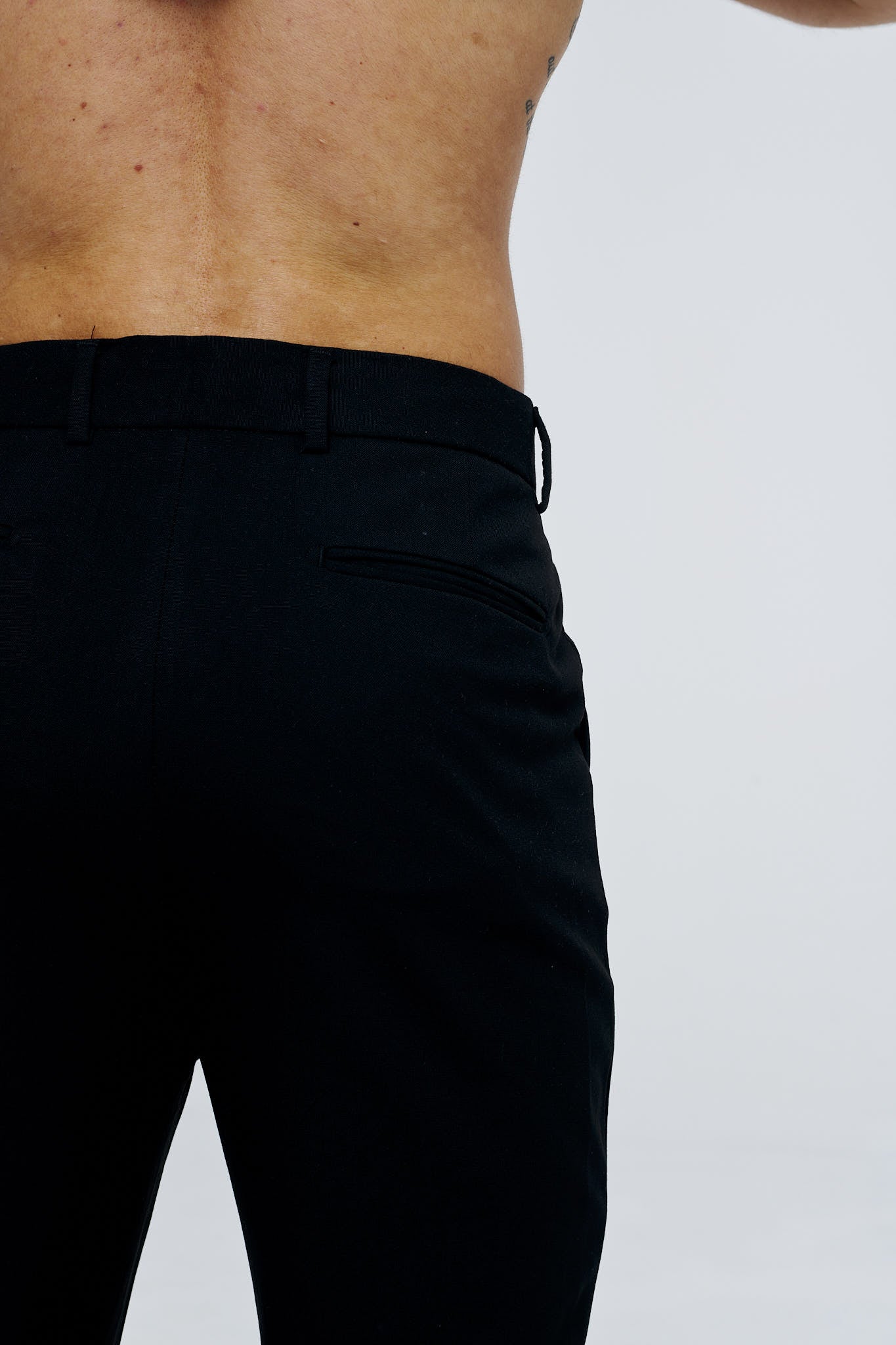 Cropped Pants P1044 Black