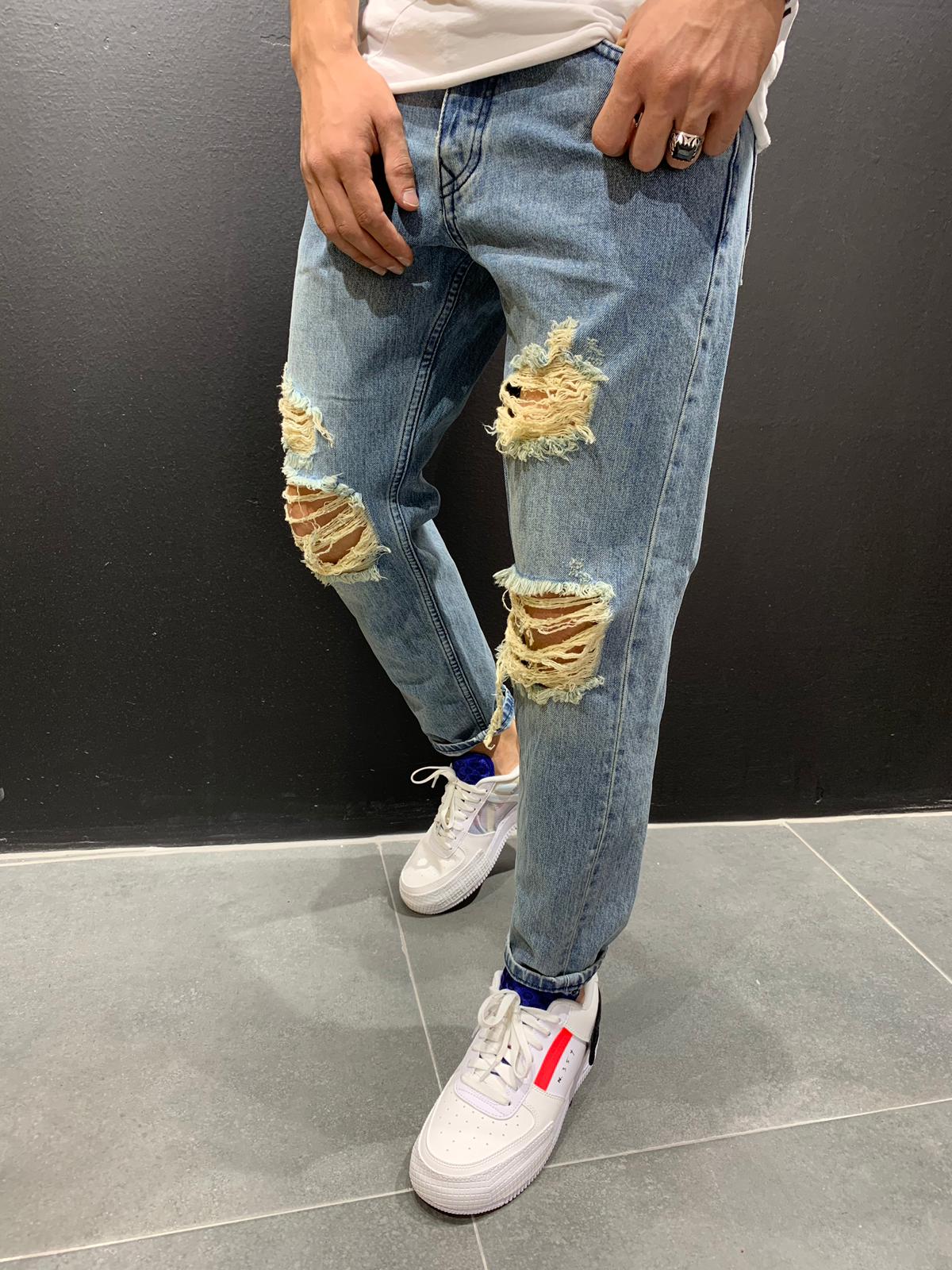 Destroyed Relaxed Denim 4750