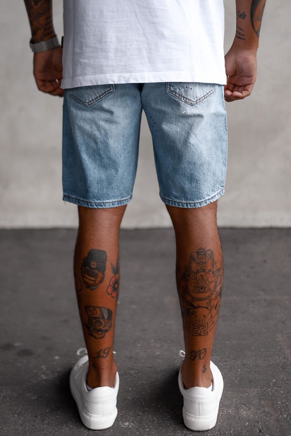 Destroyed Denim Shorts YY0074