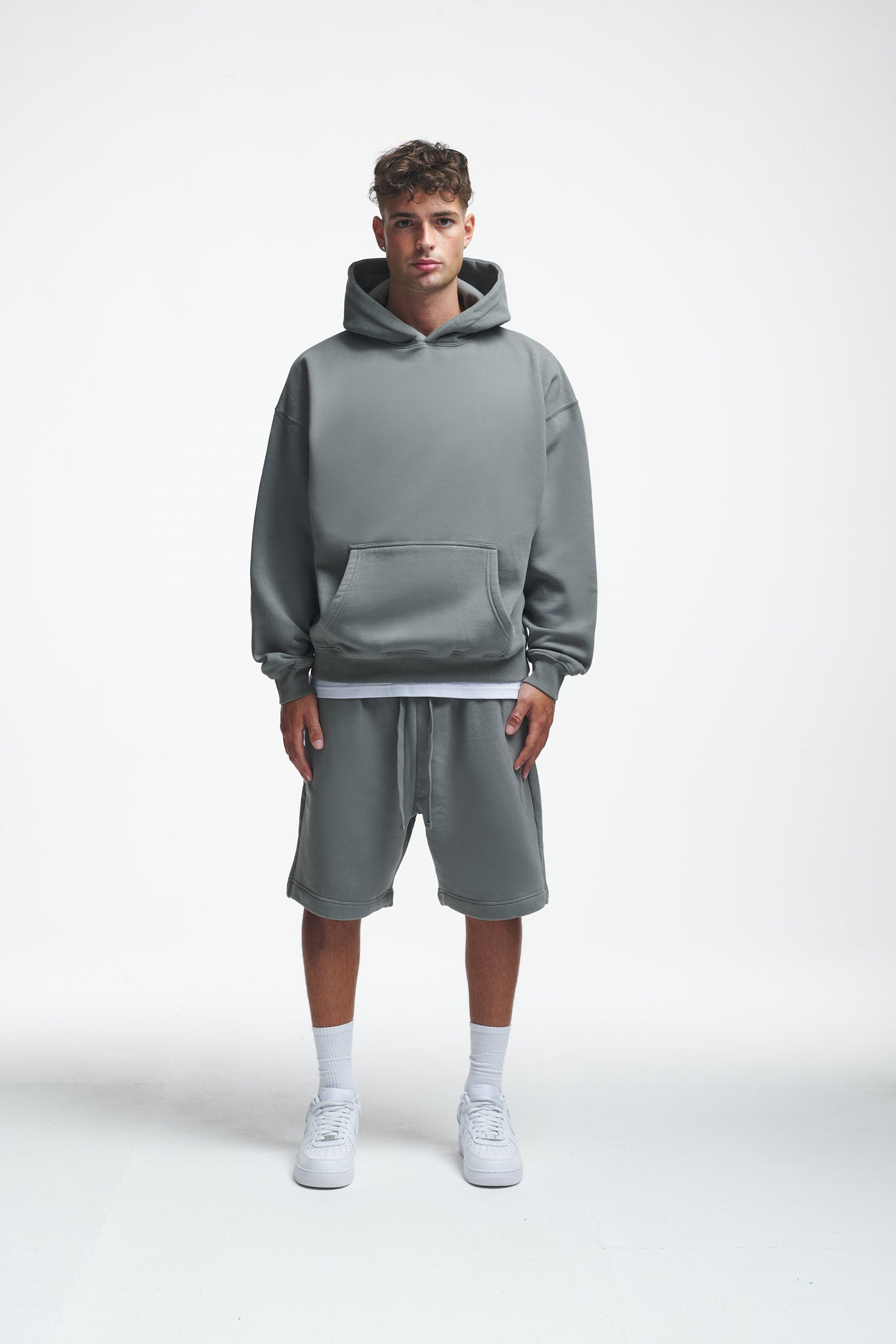 Furious Oversize Hoodie Washed Grey