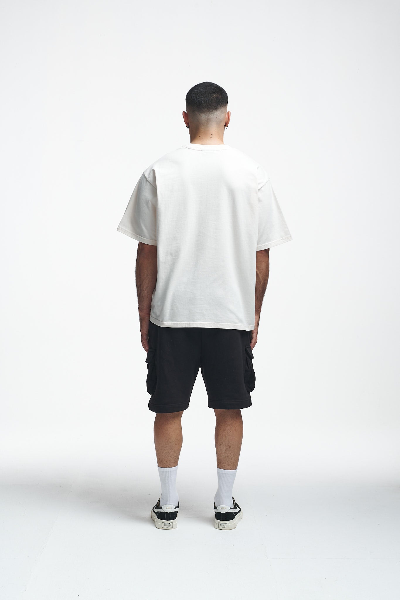 Less Scrolling Oversize Tee Off White
