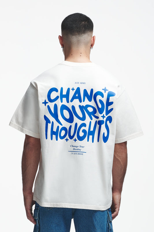 Thoughts Oversize Tee Off White