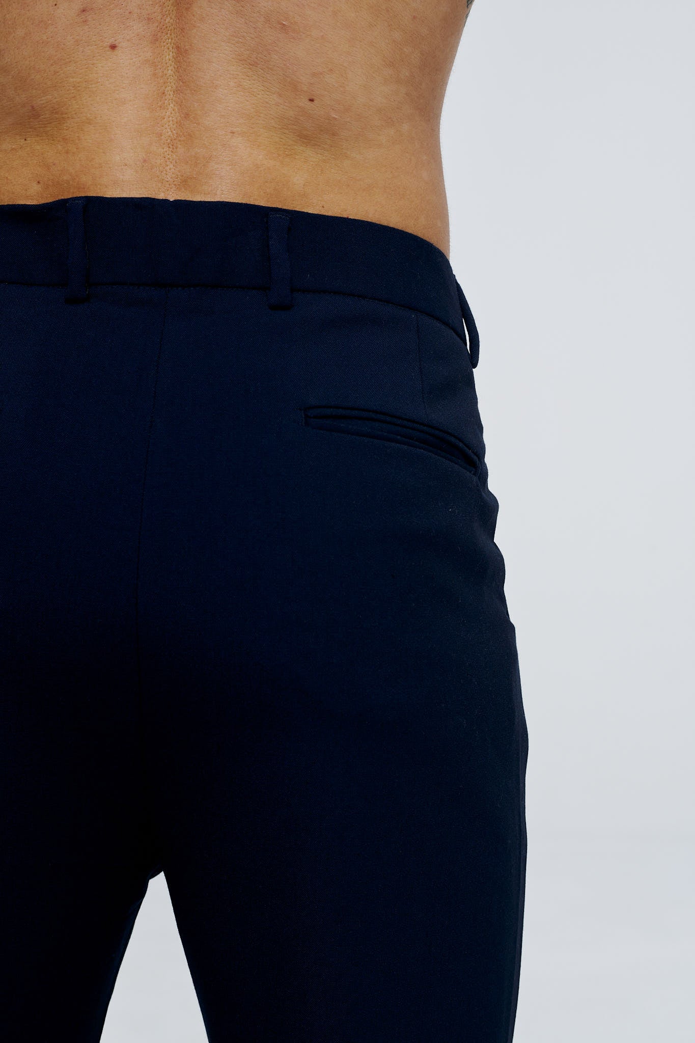 Cropped Pants P1044 Dark Blue