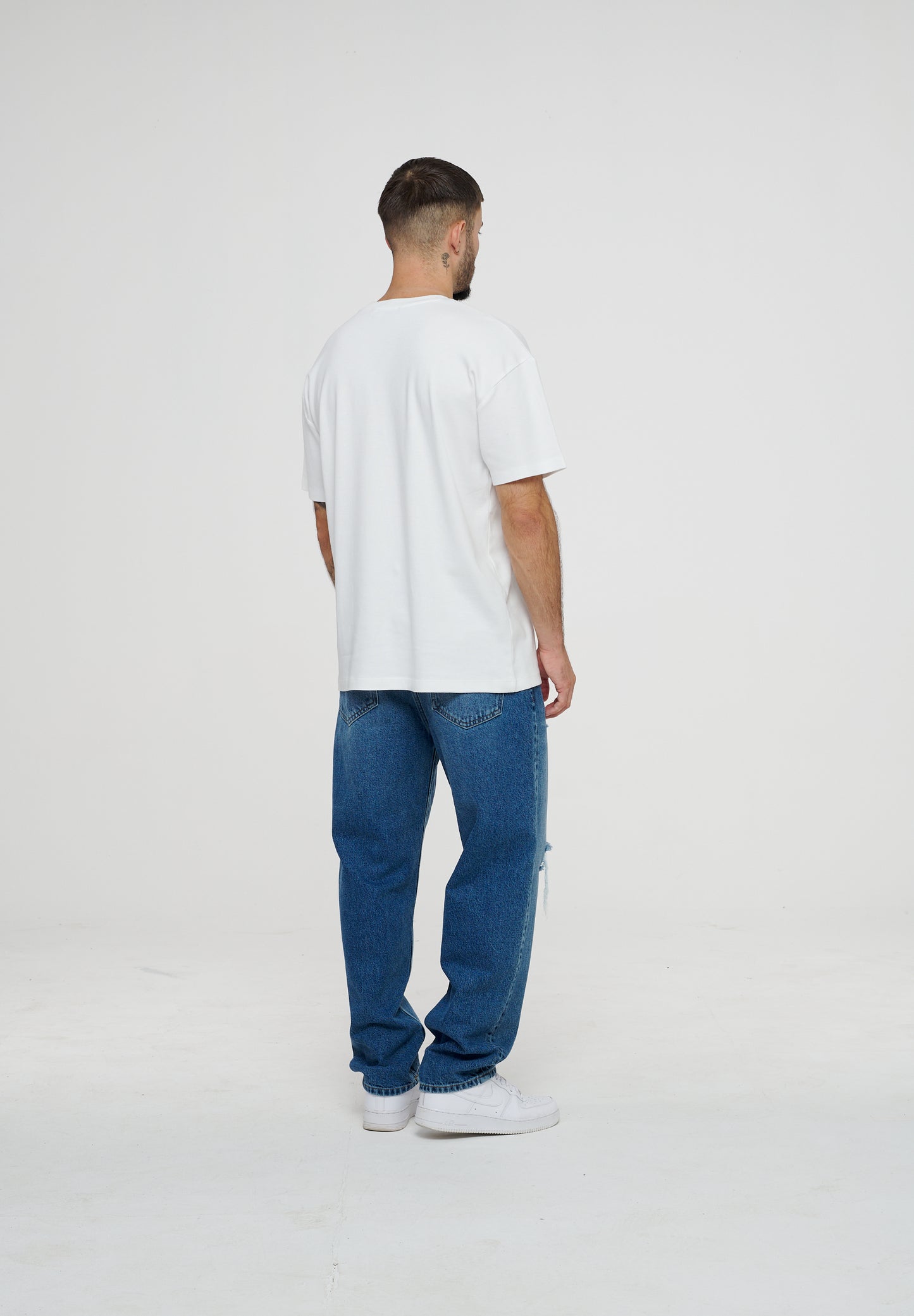 Destroyed Baggy Jeans 2YBGY0001 Blue