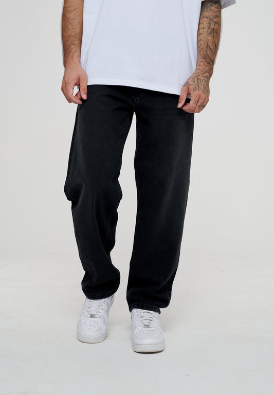 Basic Baggy Jeans 2YBGY0006 Washed Black