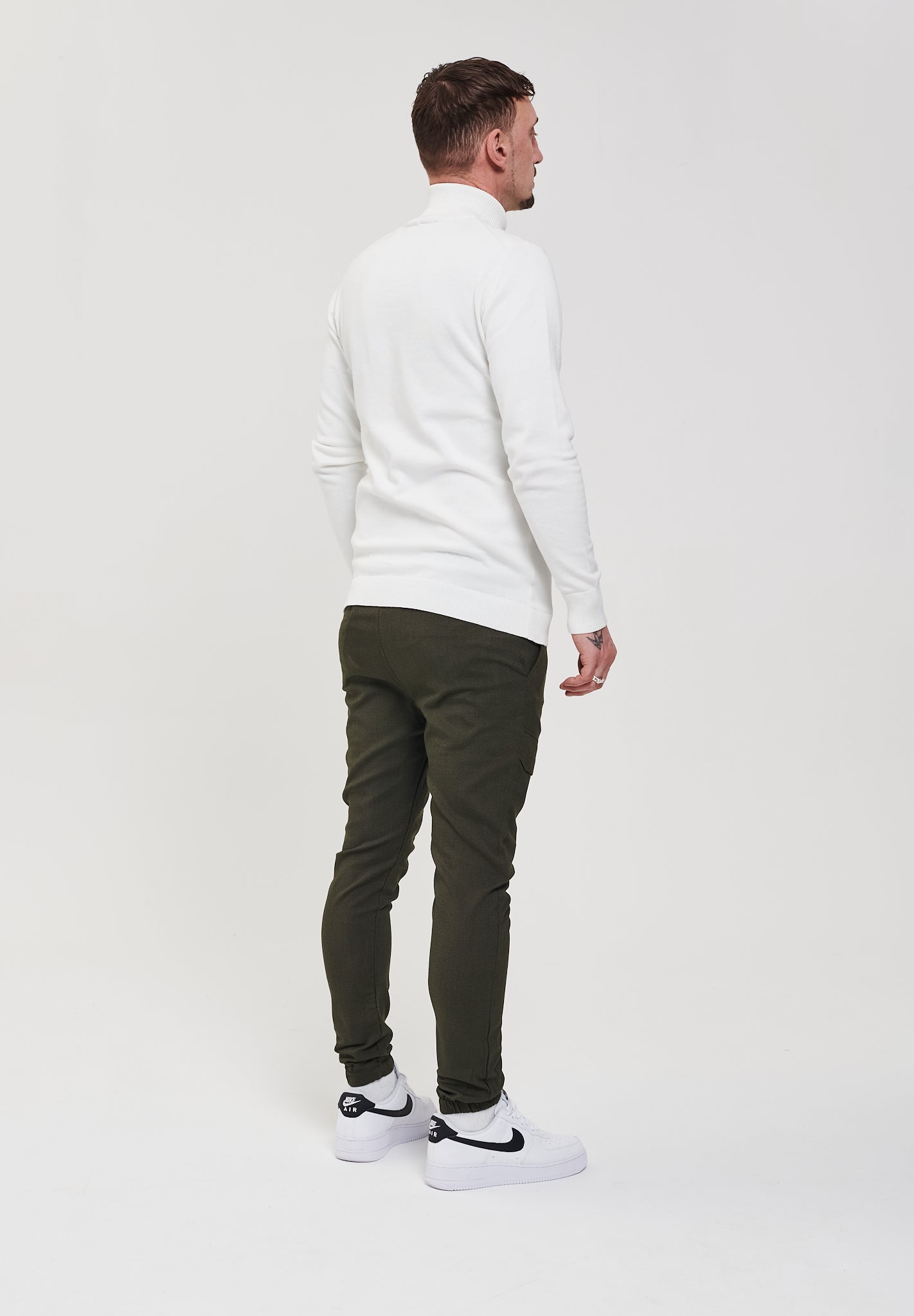 Cropped Pants P3002K Khaki