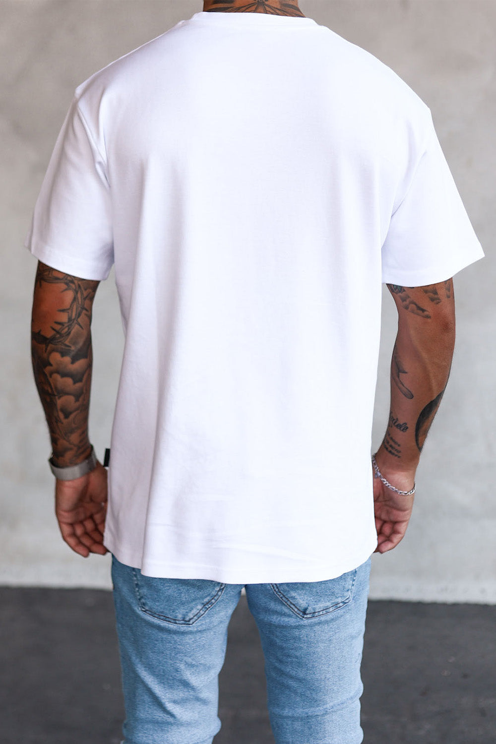 Basic Oversized T-Shirt White T-6020W